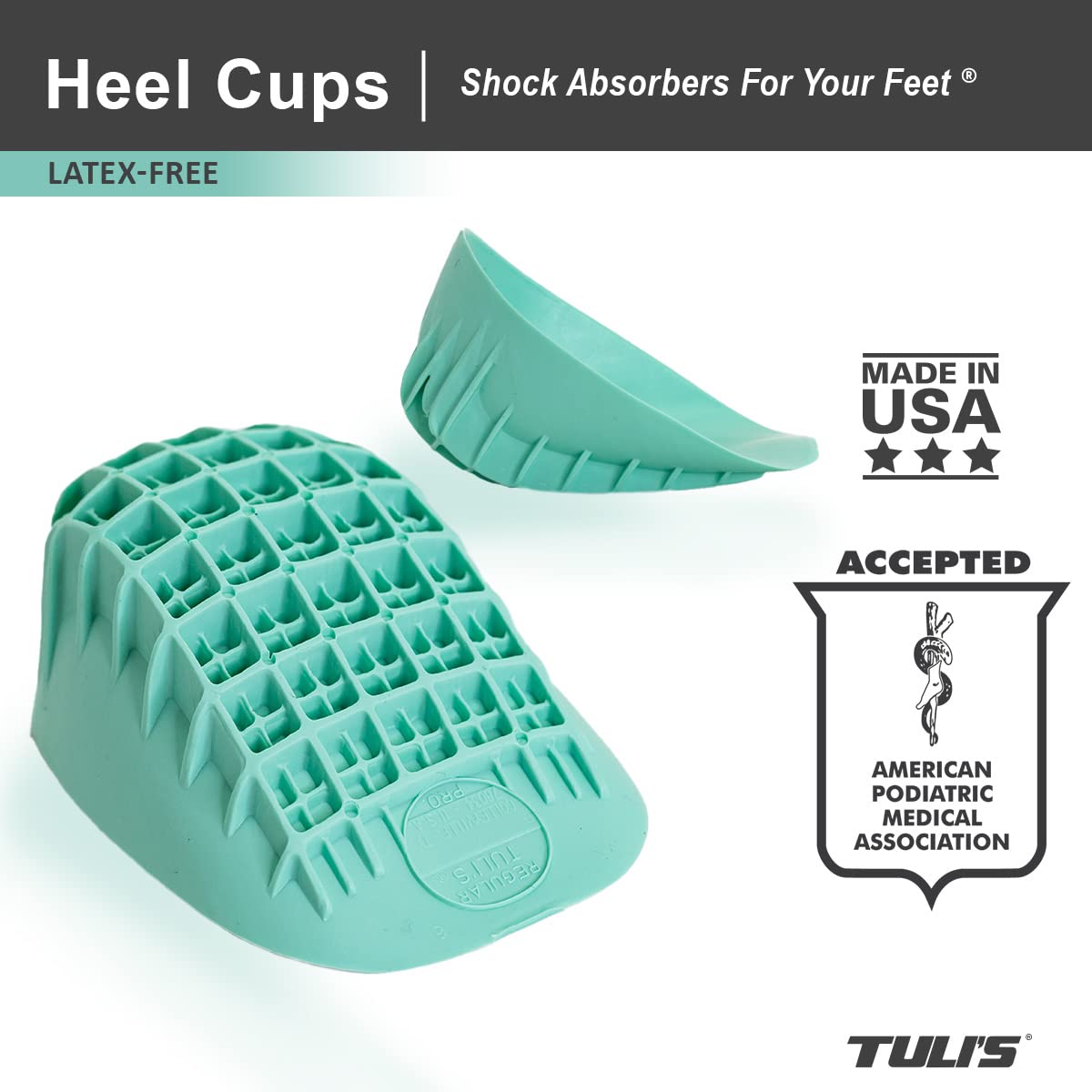 Tuli's Heavy Duty Heel Pads (Large Size, over 80 Kg)