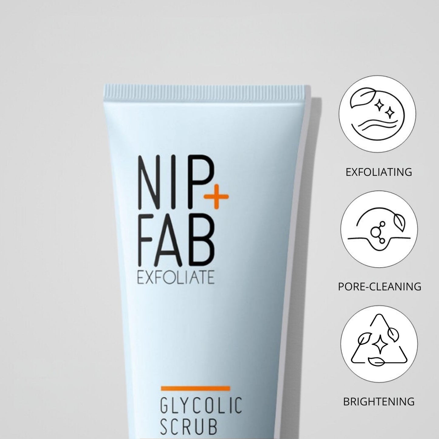 Nip+Fab Glycolic Fix Scrub 75ml - Exfoliante AHA/BHA con Ácido Glicólico