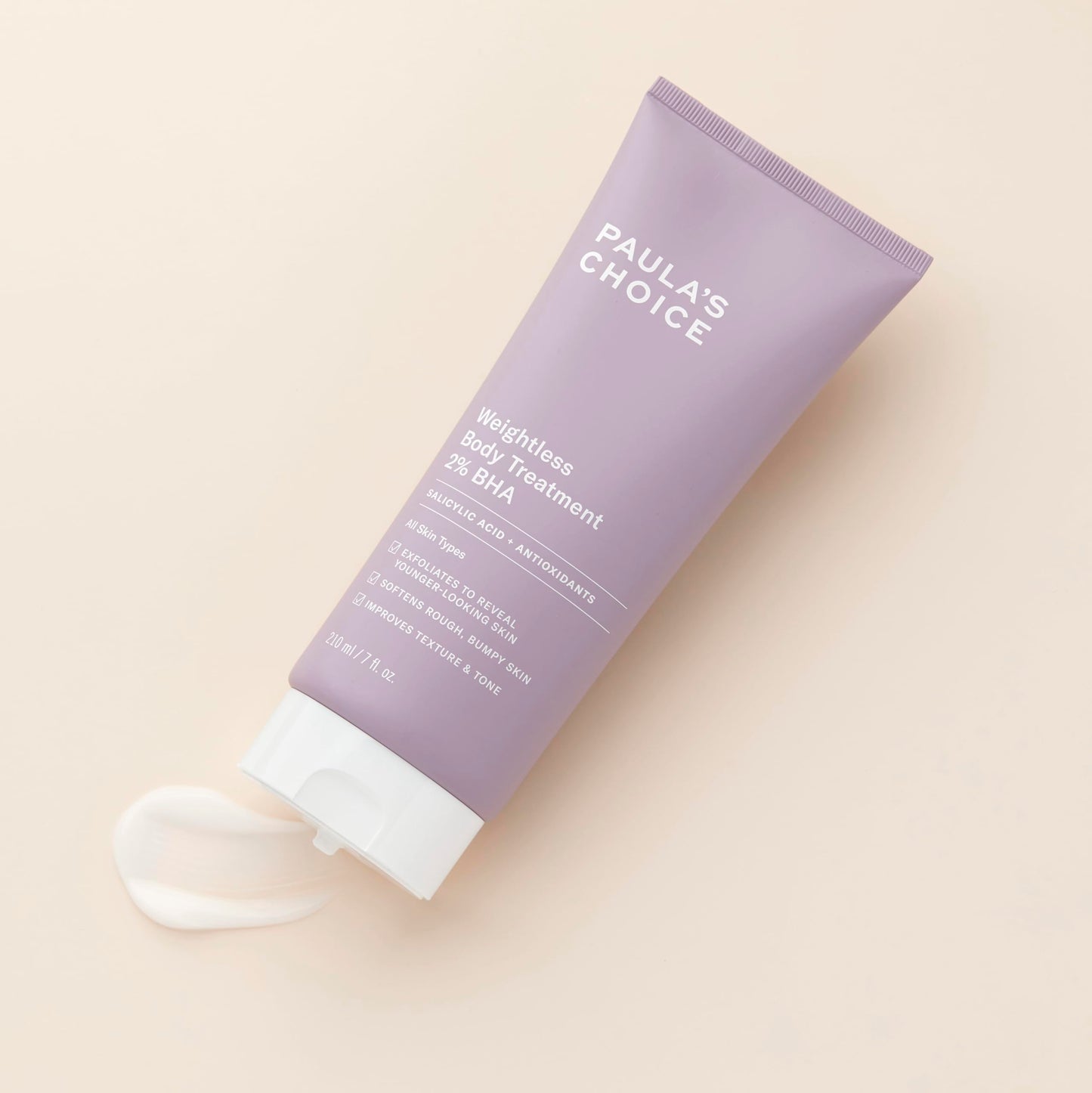 Paula's Choice 2% BHA Exfoliating Body Cream - Gently Exfoliates - Reduces Red Spots, Rough Skin or Blemishes - with Salicylic Acid - All Skin Types - 210 ml