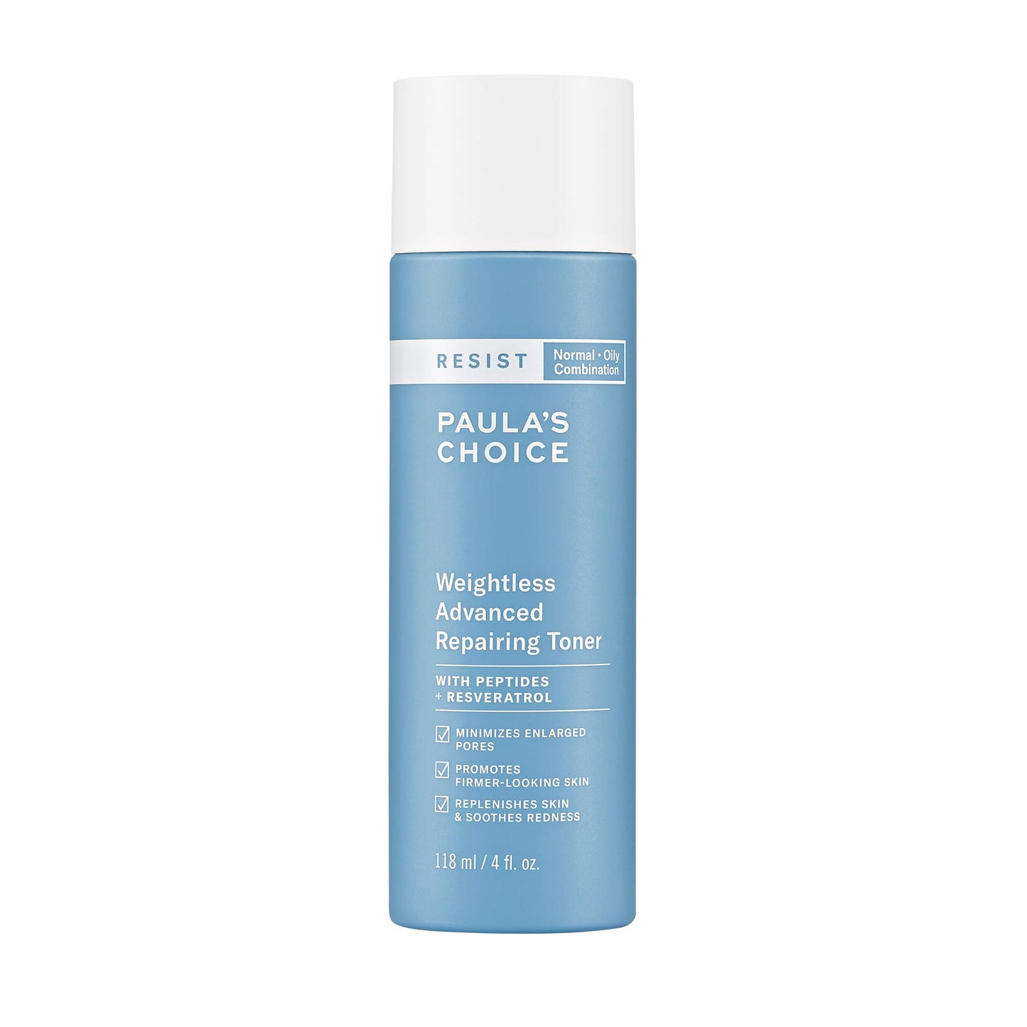 Paula's Choice RESIST Anti-Aging Facial Toner - Hydrates Skin and Reduces Pores & Blackheads and Blemishes - with Niacinamide & Hyaluronic Acid - Combination to Oily Skin - 118 ml