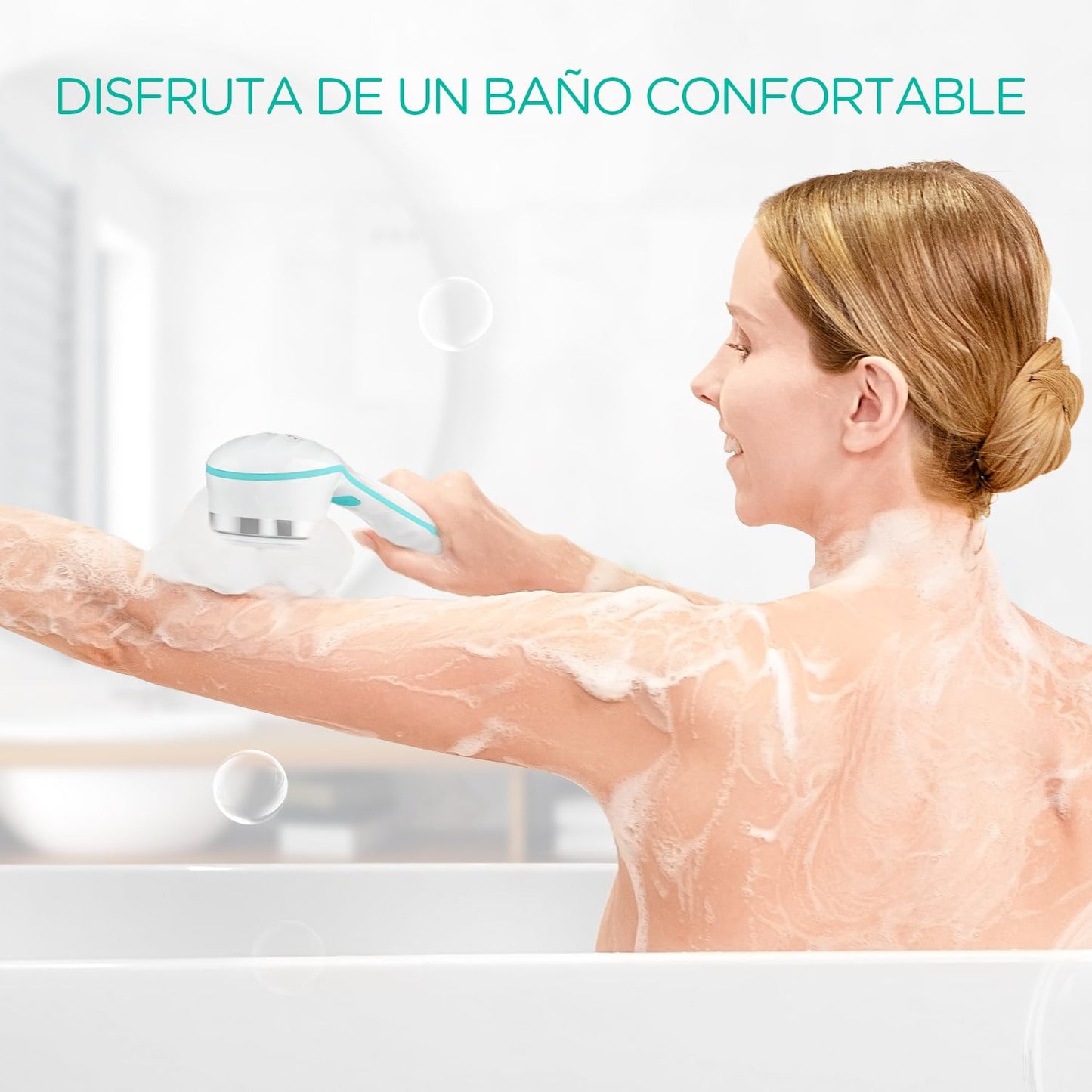 VOYOR Cepillo Corporal Eléctrico 4 en 1 – Limpieza y Exfoliación Total
