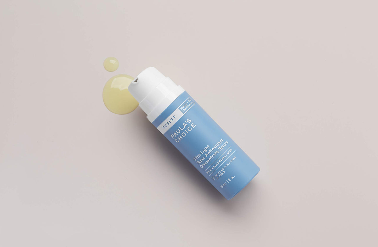 Paula's Choice RESIST Ultra-Light Antioxidant Anti-Aging Serum - Facial Treatment Reduces Dilated Pores - with Niacinamide & Hyaluronic Acid - Combination to Oily Skin - 30 ml