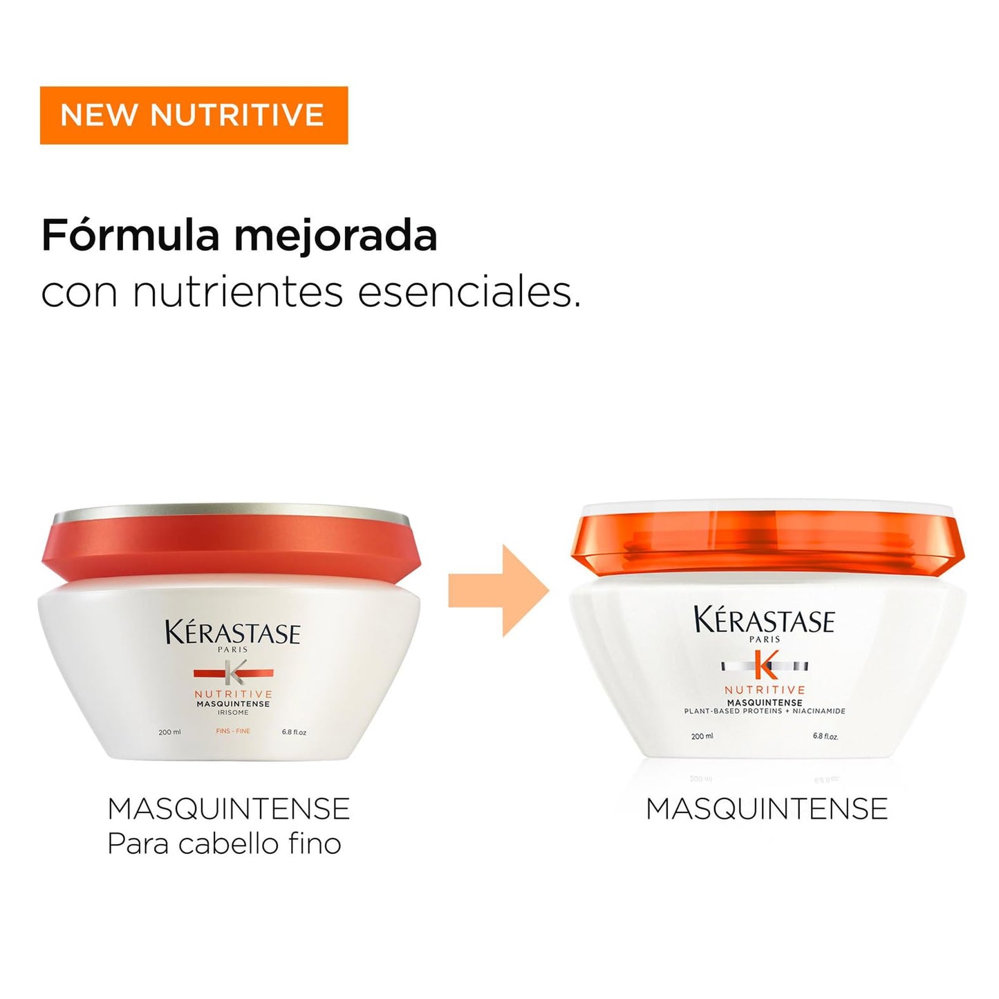 Kérastase Nutritive, Hydrating Mask, For Very Dry Hair, Strengthens and Repairs, With Vegetable Proteins, Masquintense, 200 ml