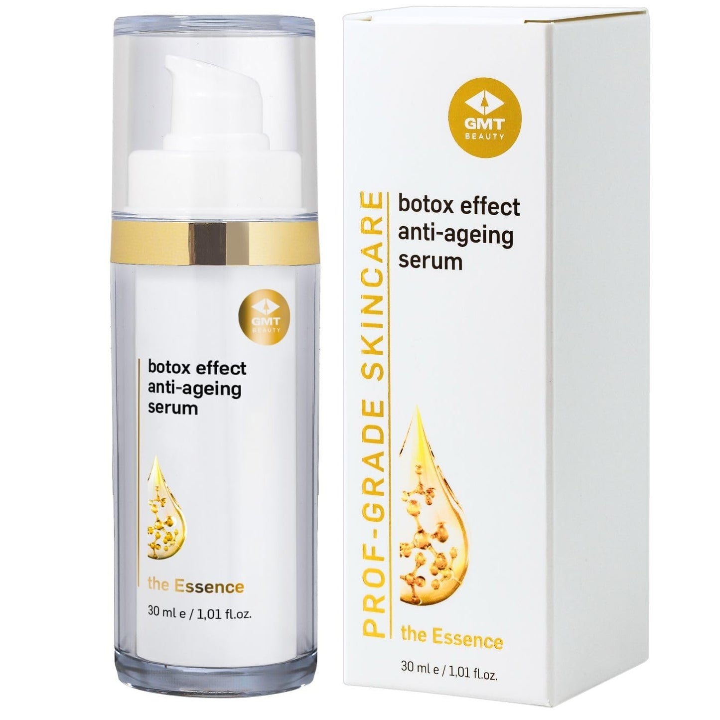 GMT Beauty Anti Aging Face Serum - Anti-Stain and Anti-Wrinkle Serum for Women and Men - Anti-Aging Facial Serum with Lifting Effect - Moisturizing Serum for All Skin Types - Anti-Aging Serum