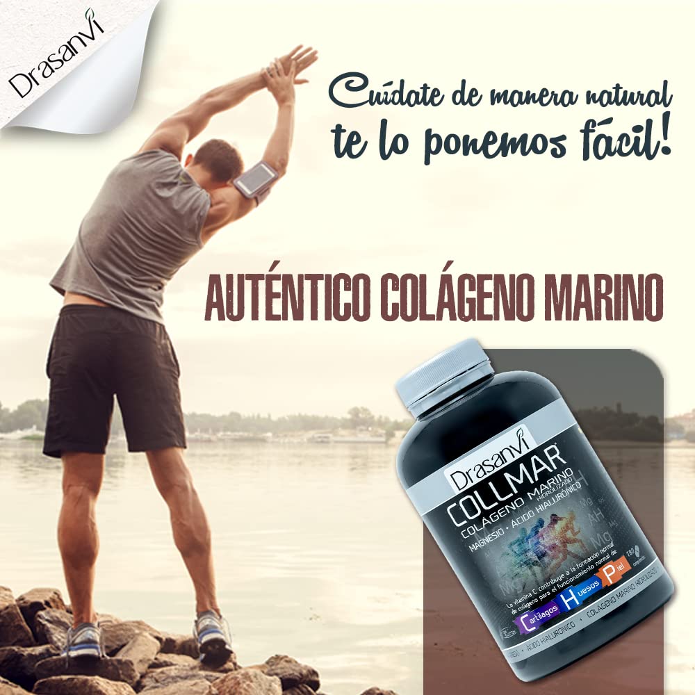 Colágeno Marino Hidrolizado Drasanvi - Con Magnesio y Ácido Hialurónico