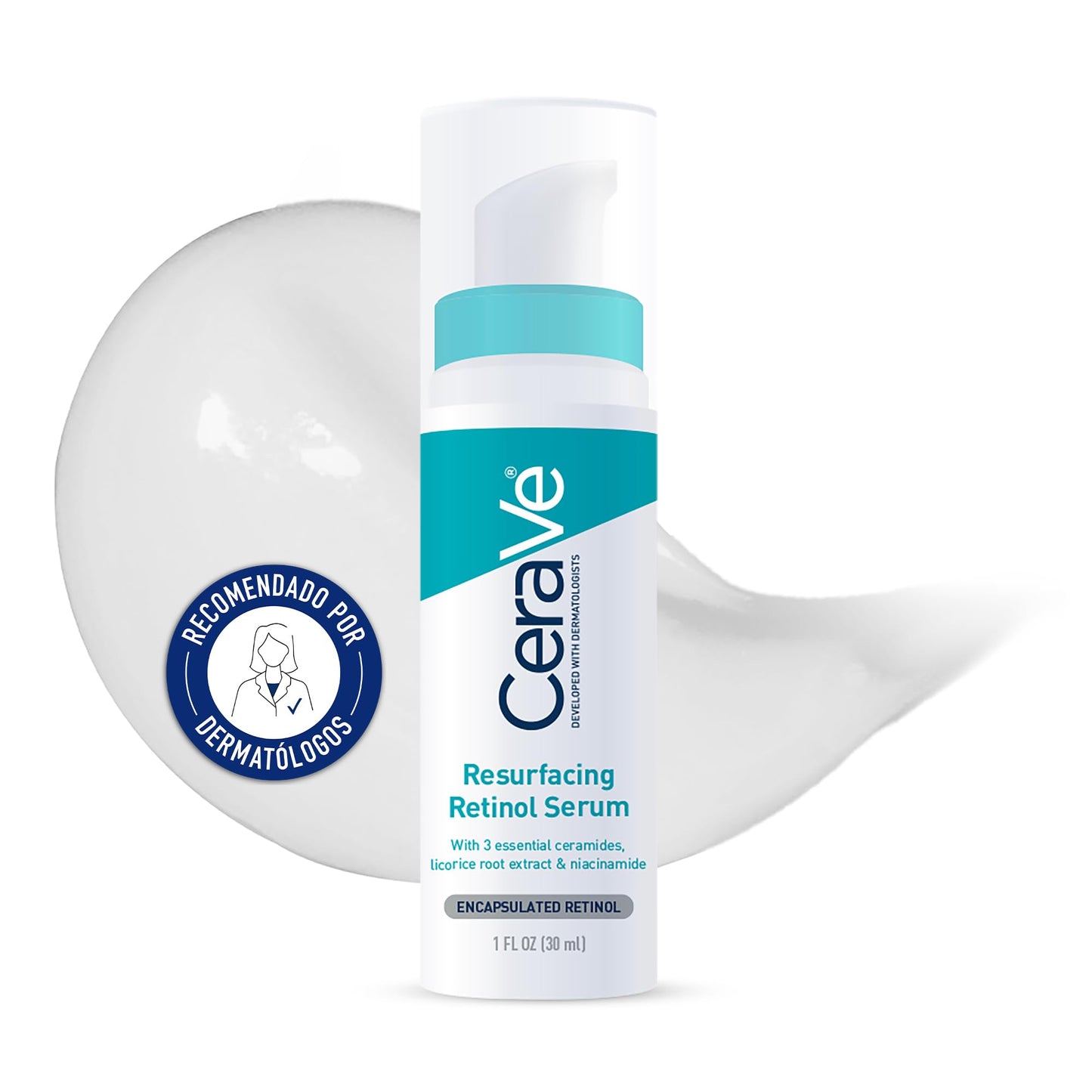 CeraVe Anti-Mark Retinol Serum, Reduces Acne Marks, Minimizes Pores, Enriched with Encapsulated Retinol and Essential Ceramides, Ideal for Skin with Acne Scars, 30ml