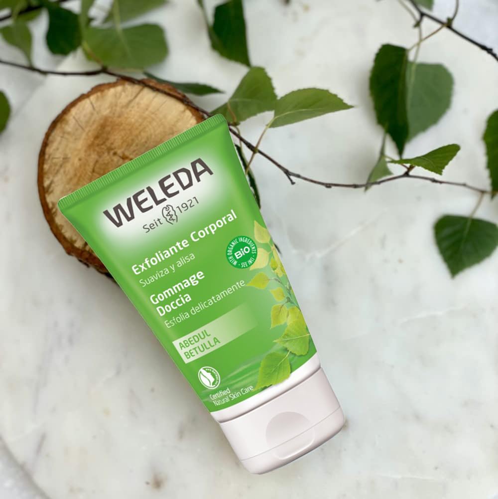 Weleda Exfoliante Corporal de Abedul – Exfoliación Natural Suave para Todo Tipo de Piel