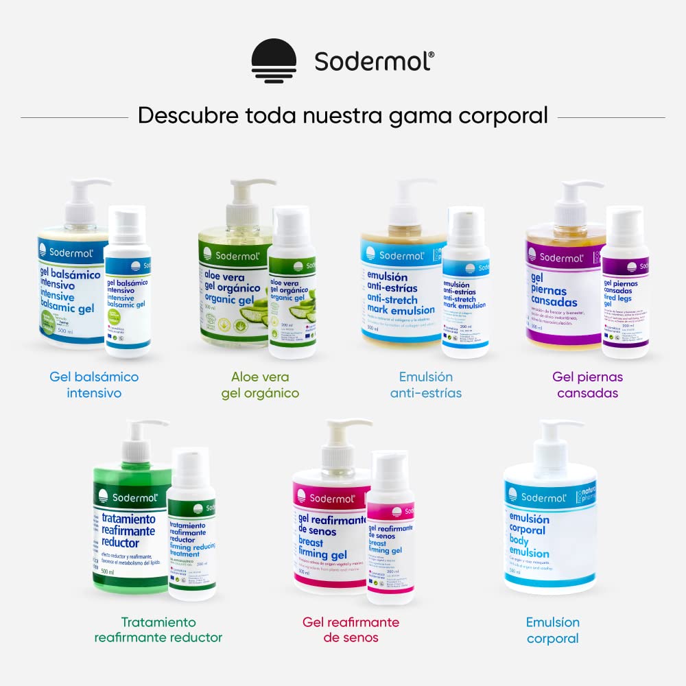 Gel Crema Reductora Anticelulítica y Reafirmante 500ml - SODERMOL