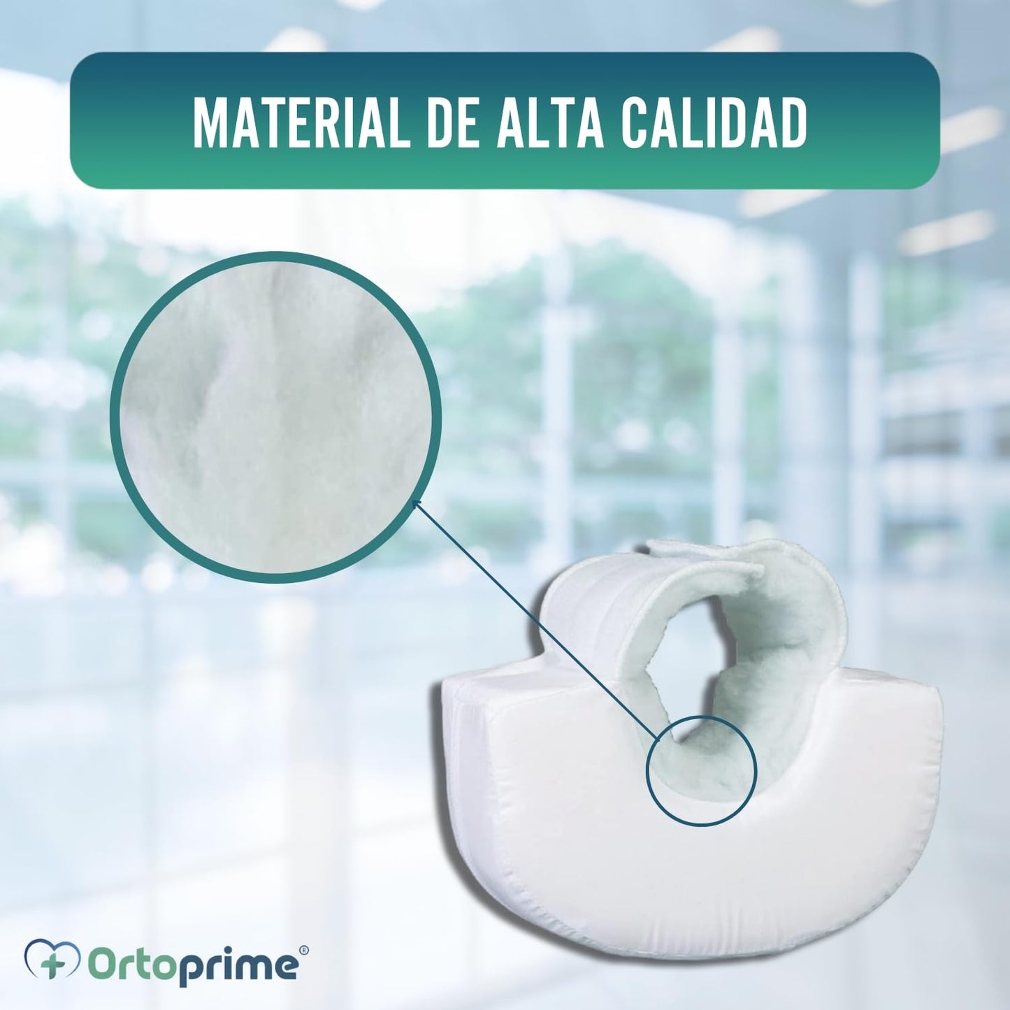 OrtoPrime Pack 2 Taloneras Antiescaras - Cojines Ortopédicos para Pies y Codos