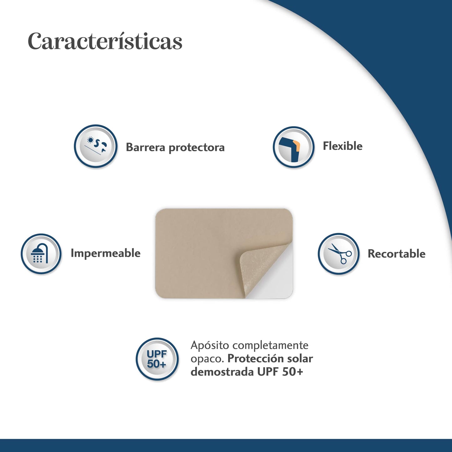 Trofolastin - Reductor de Cicatrices Hipertróficas y Queloides, 5x7,5 cm, 5 Uds