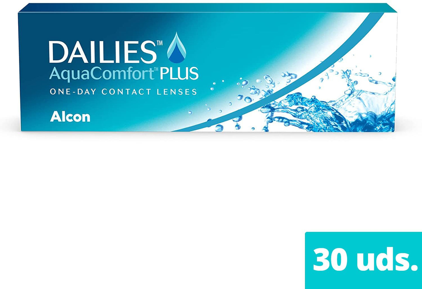 Dailies AquaComfort Plus Lentes de Contacto Diarias - Pack 30 (-1.75)