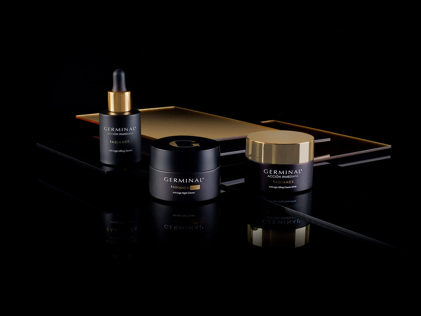 GERMINAL Radiance - Anti-Wrinkle Cream for Women from 35 Years | Day Cream with Sun Protection for All Skin Types that Firms, Tightens and Illuminates with an Immediate Lifting Effect for 8 Hours - 50 ml.
