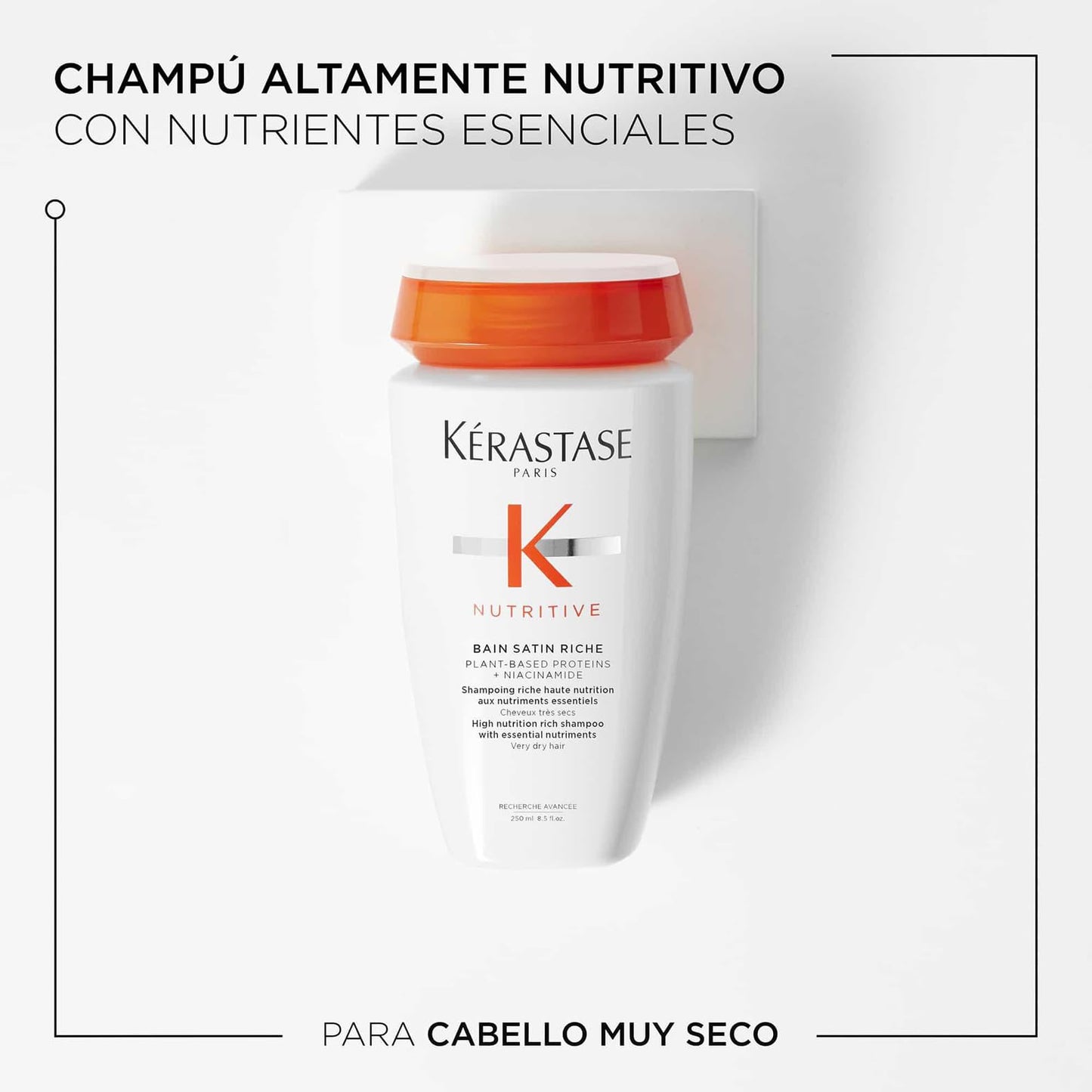 Kérastase Nutritive Bain Satin Riche - Champú Hidratante Cabello Seco 250ml