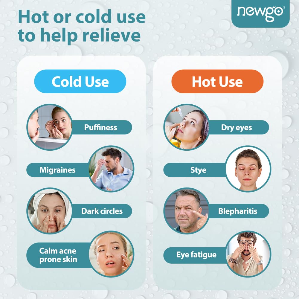 Antifaz Gel Frío y Caliente para Ojos - NEWGO