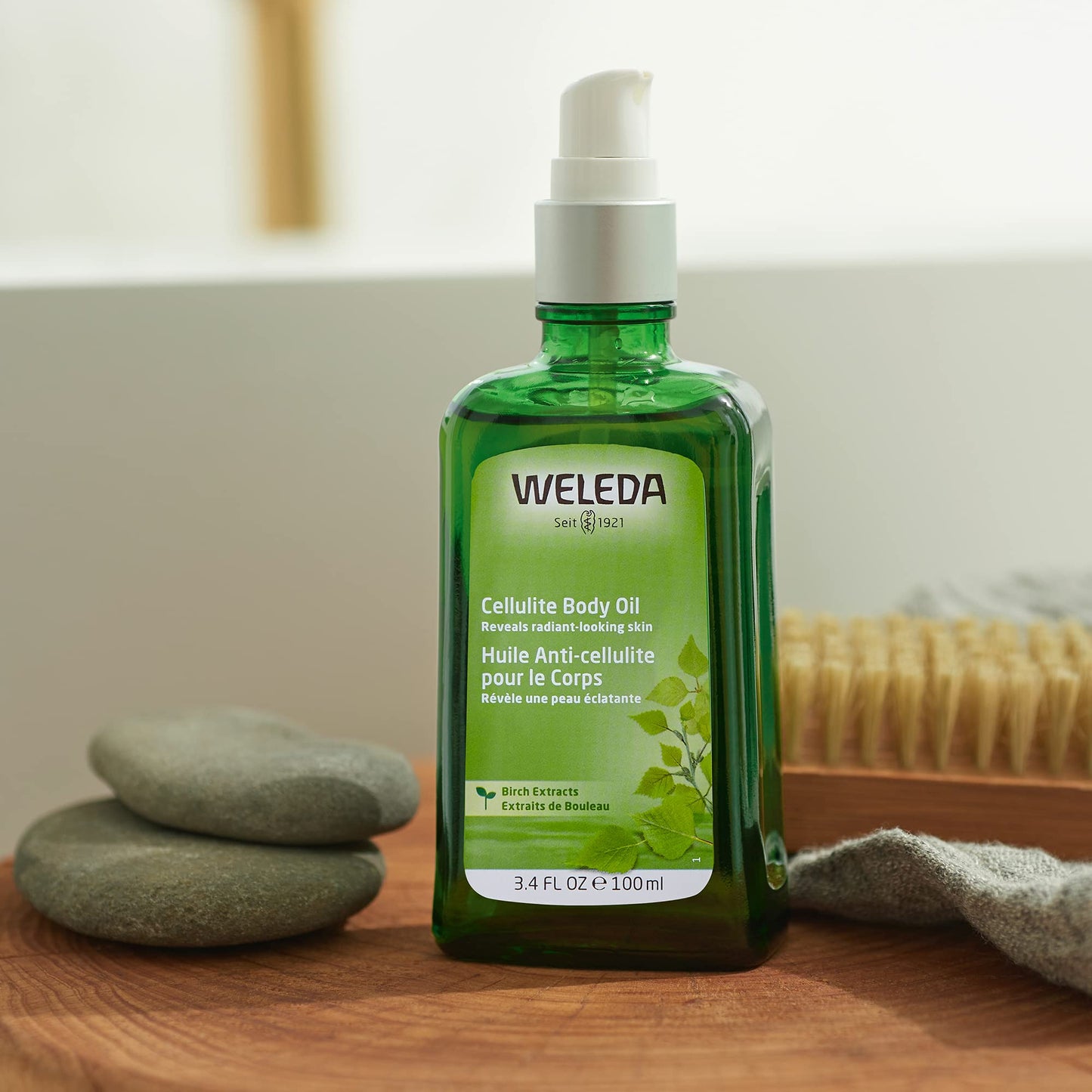 WELEDA Aceite de Abedul para la Celulitis, 100 ml – Piel Más Firme y Lisa
