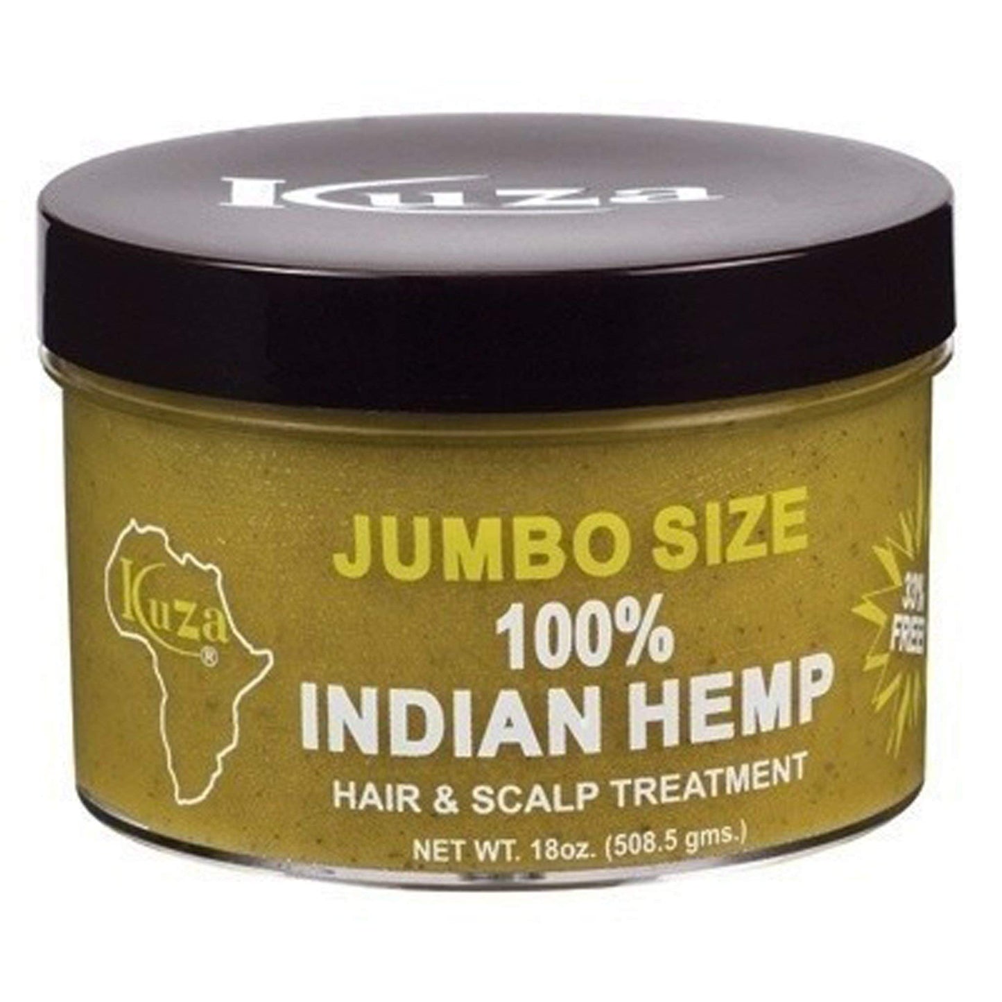 Kuza 100% Indian Hemp Hair & Scalp Treatment - 18oz