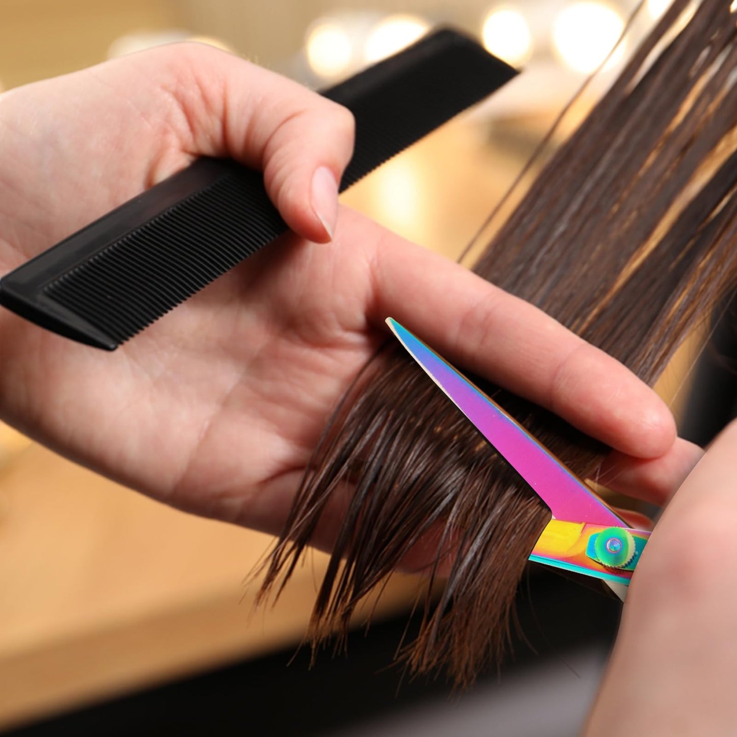 Tijeras Profesionales de Peluquería KATX 14 cm - Titanio Multicolor
