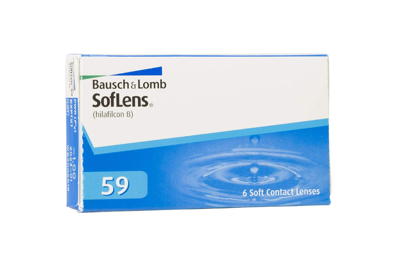 SofLens® 59 - Lentes de Contacto Mensuales de Hidrogel con Hidratación Extrema