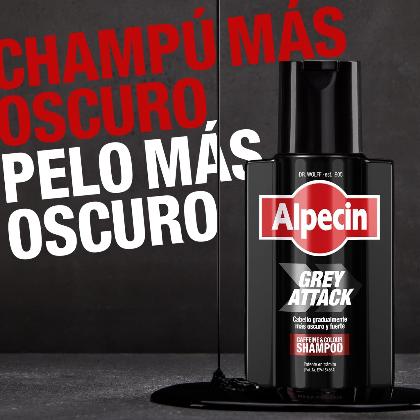 Alpecin Grey Attack 200ml - Oscurece Cabello y Reduce Canas
