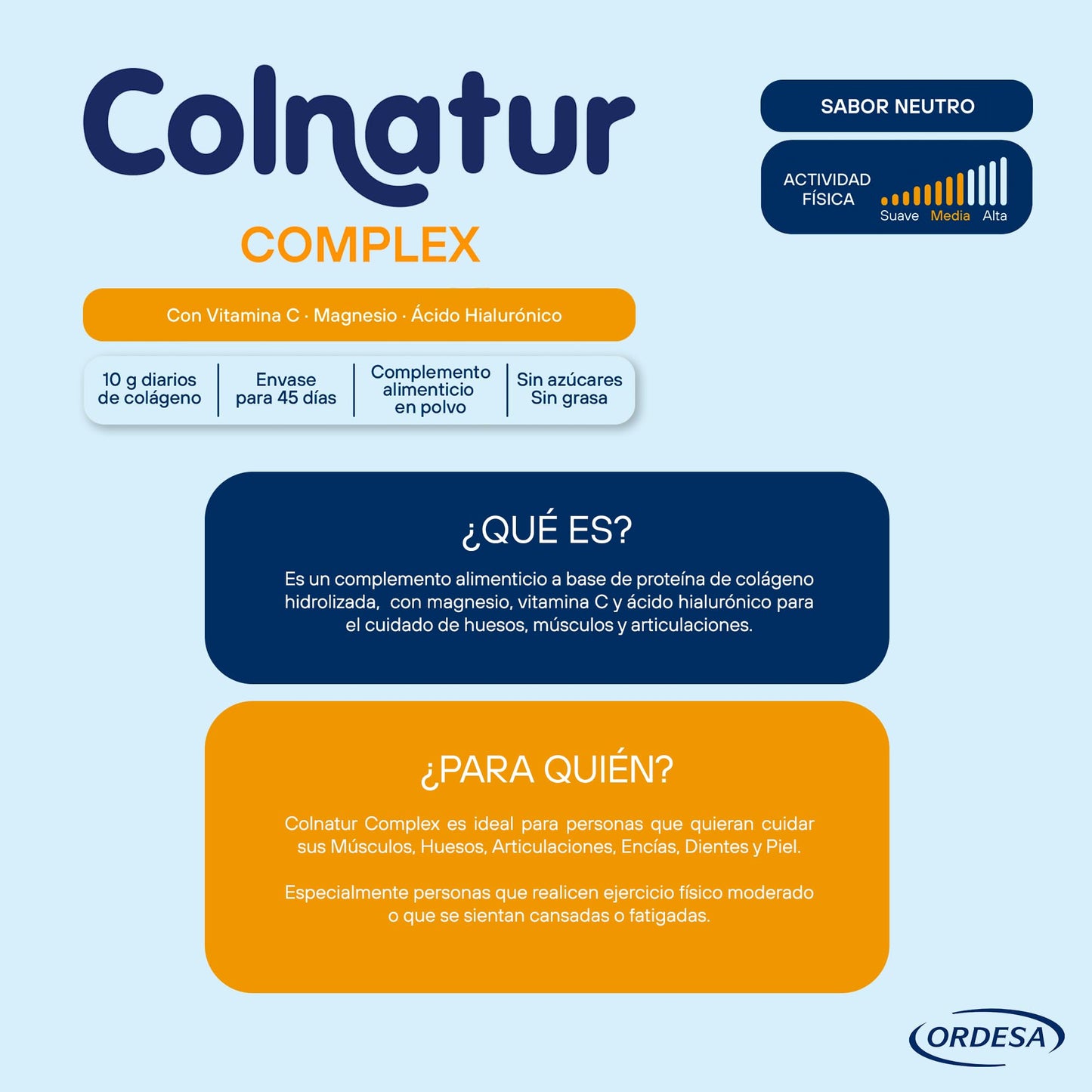 Colnatur Complex Neutral | 330g | Collagen with Magnesium and Vitamin C for Muscles and Joints