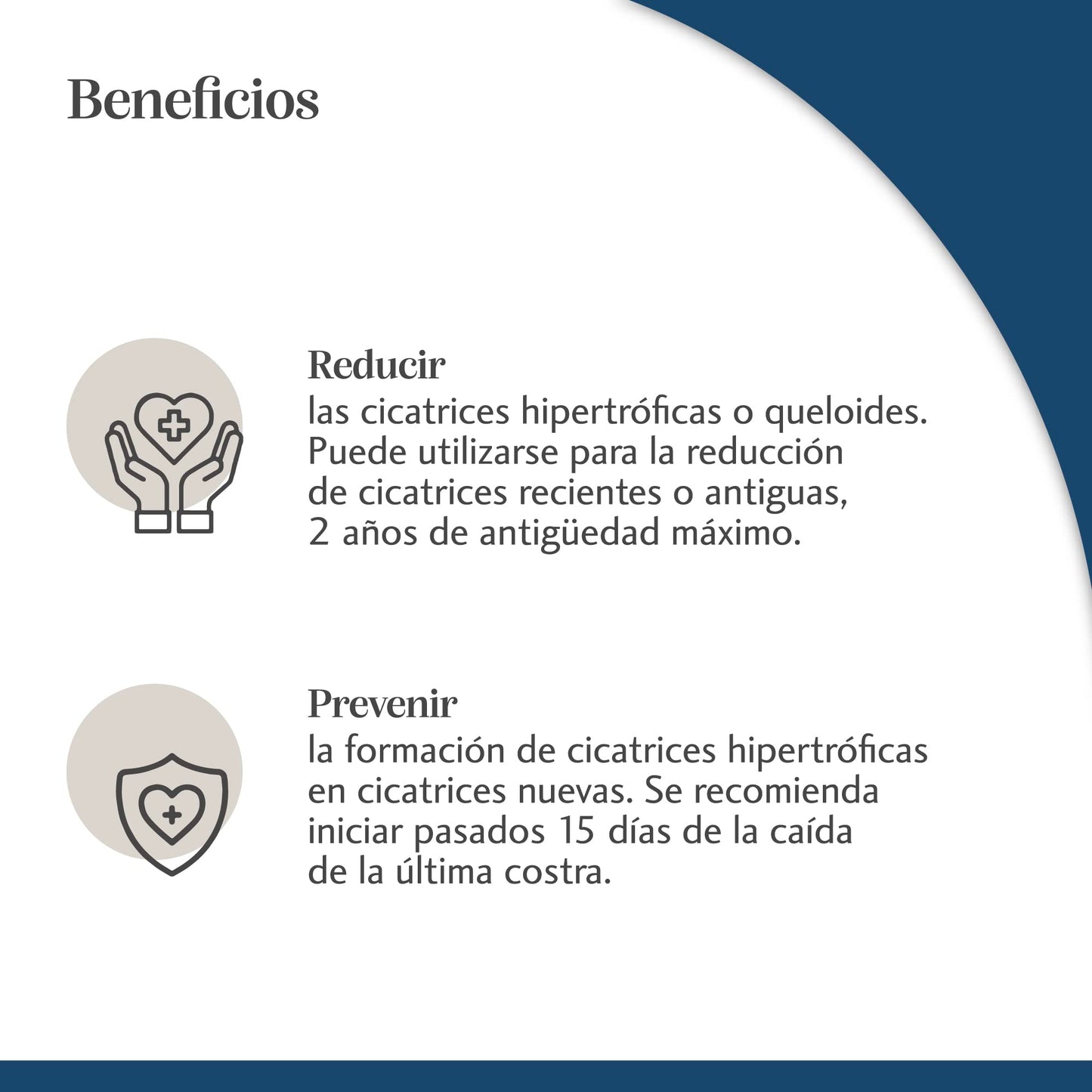 Trofolastin - Reductor de Cicatrices Hipertróficas y Queloides, 5x7,5 cm, 5 Uds