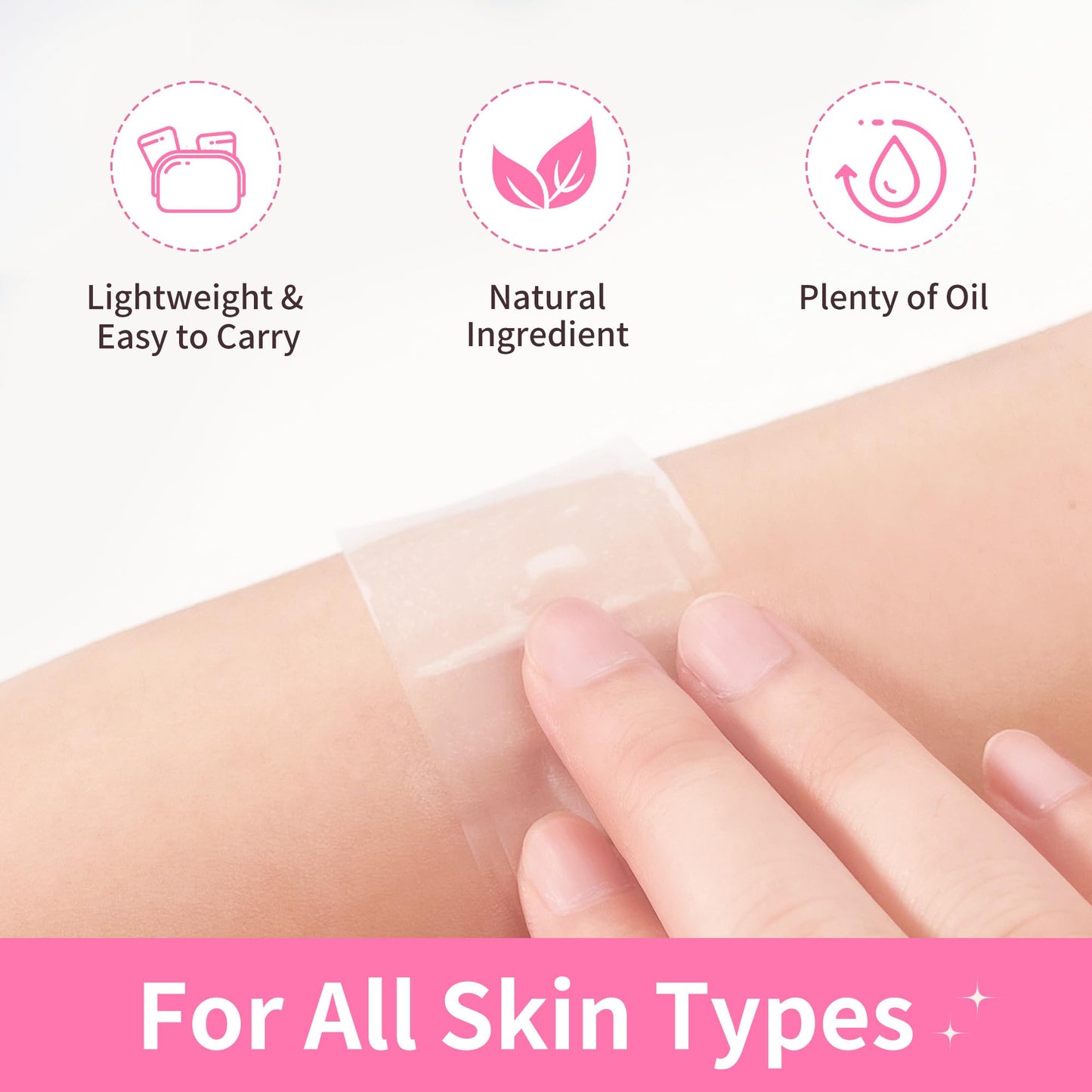 Beauty7 After Waxing Wipes Wax Removal Facial Wipes Pack of 30 Wipes for All Skin Types Soothing Oil Wipes for After Waxing