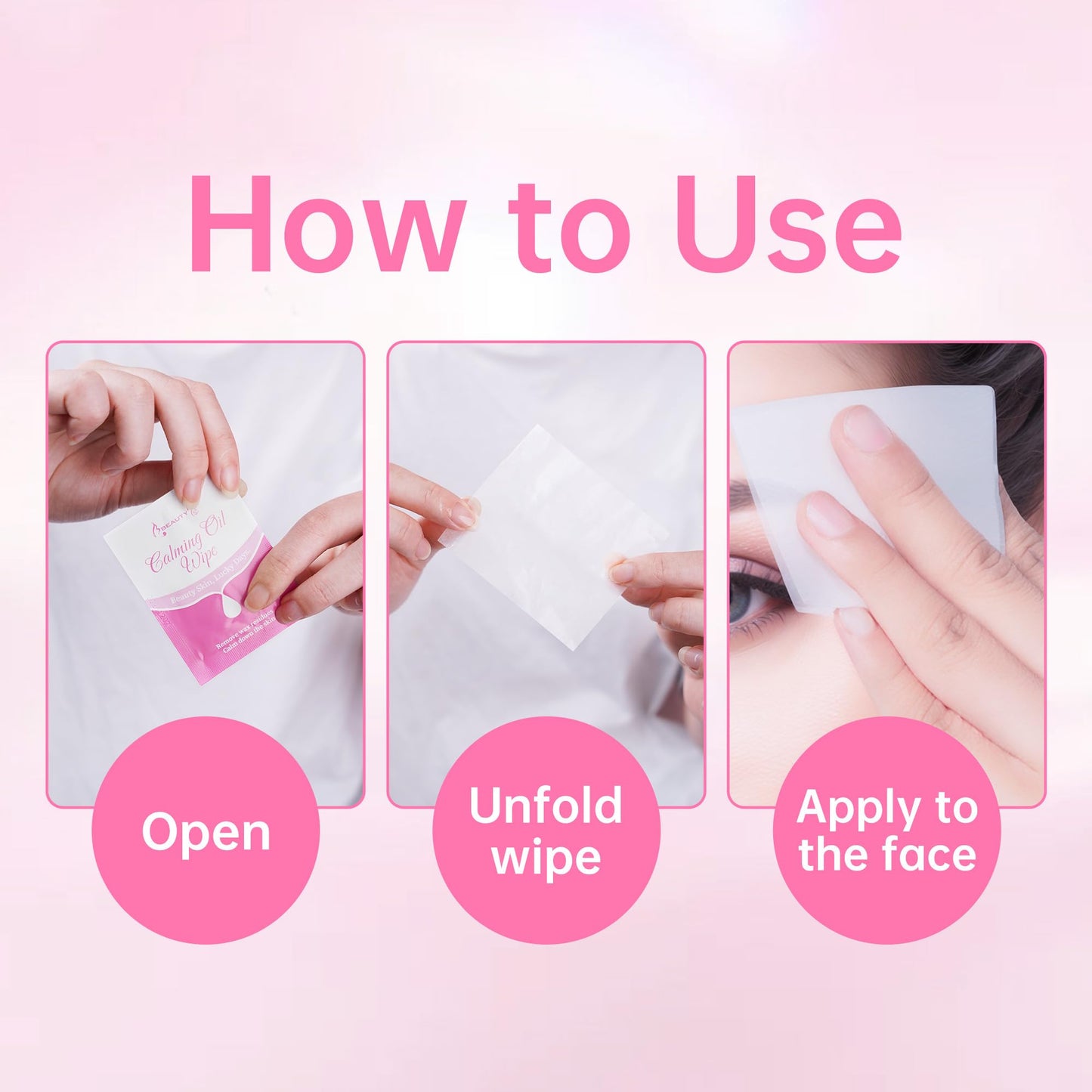 Beauty7 After Waxing Wipes Wax Removal Facial Wipes Pack of 30 Wipes for All Skin Types Soothing Oil Wipes for After Waxing