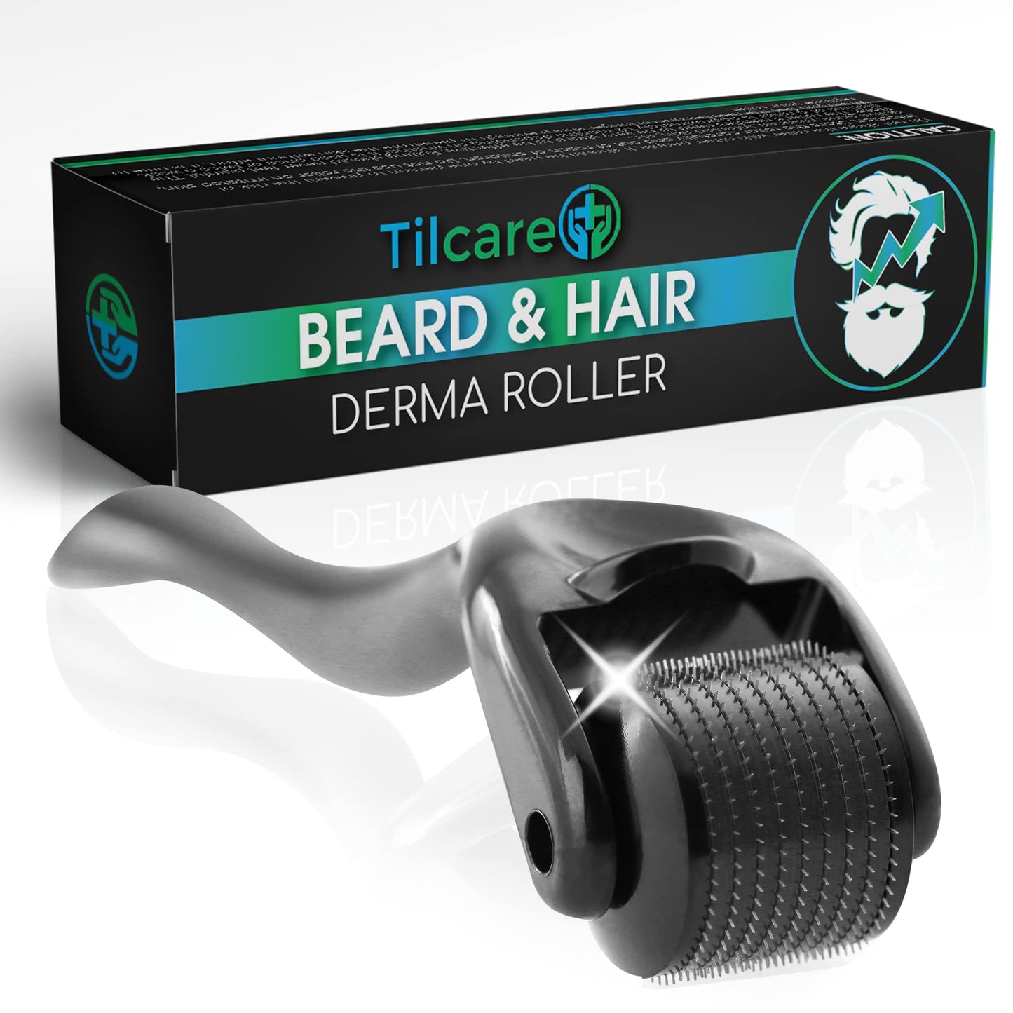Tilcare Rodillo Derma 0.25 mm - Estimula el Crecimiento de Barba y Cabello