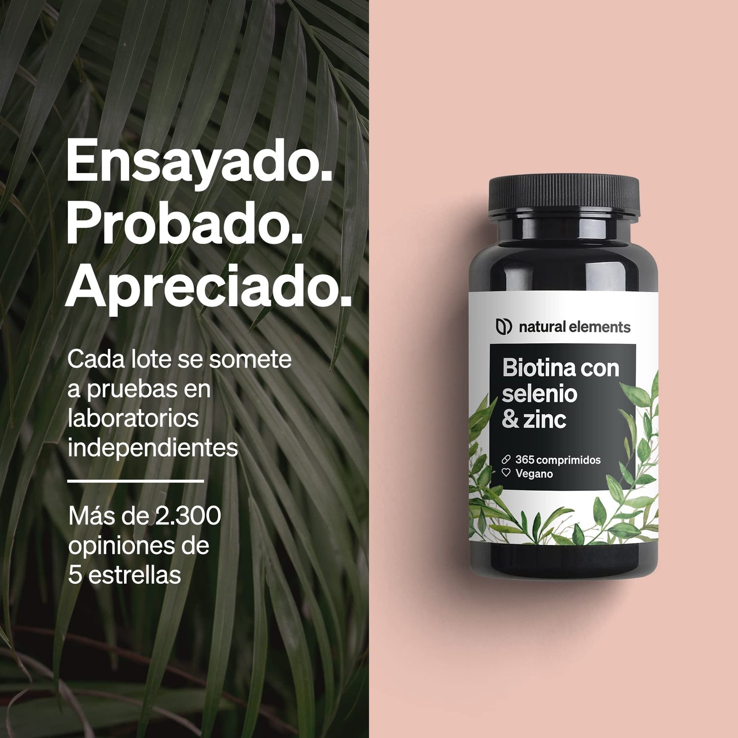 Biotina + Zinc + Selenio – Cabello Fuerte, Piel Sana y Uñas Resistentes