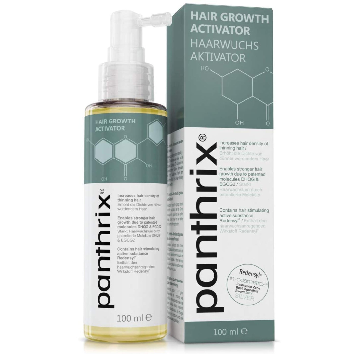 Panthrix Activador del Crecimiento del Cabello 100ml - Spray con Redensyl