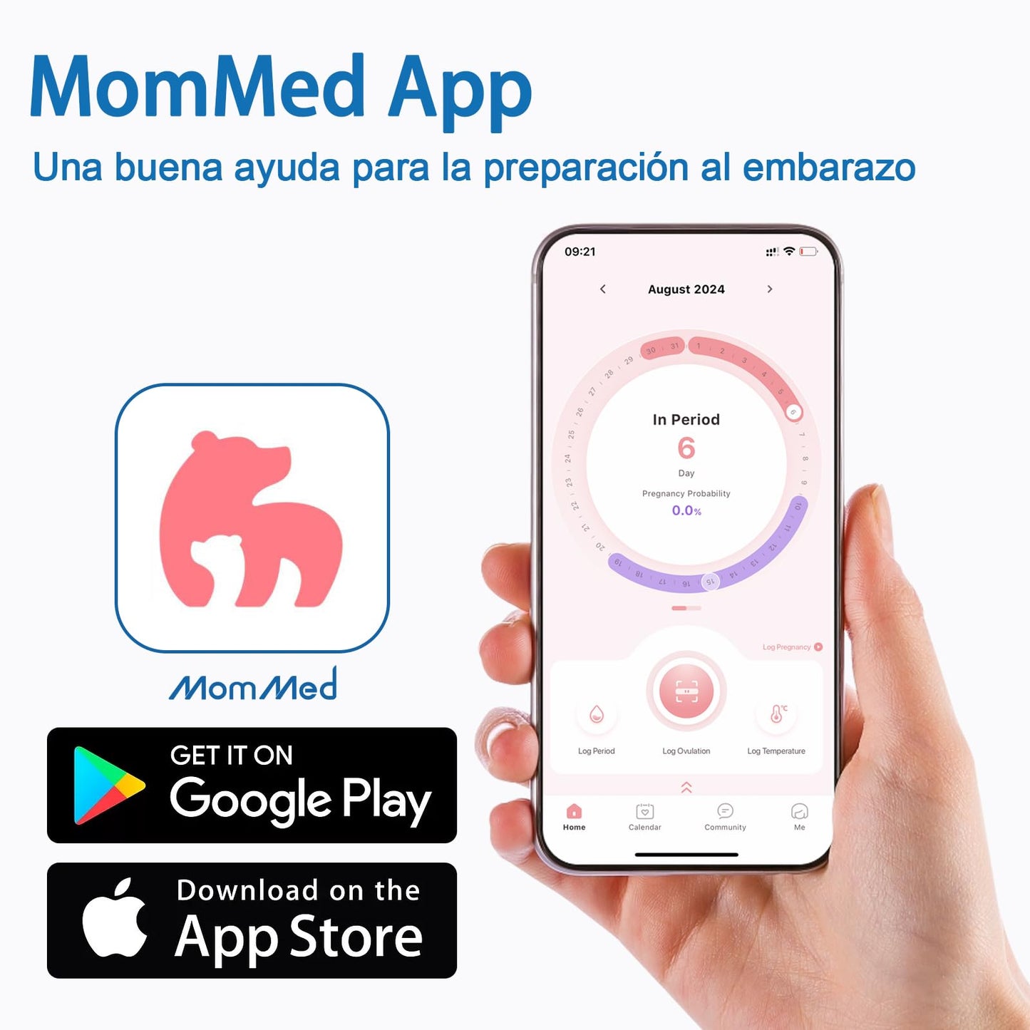 MomMed Test de Embarazo con 20 Vasos - Detección Precoz y Fiable