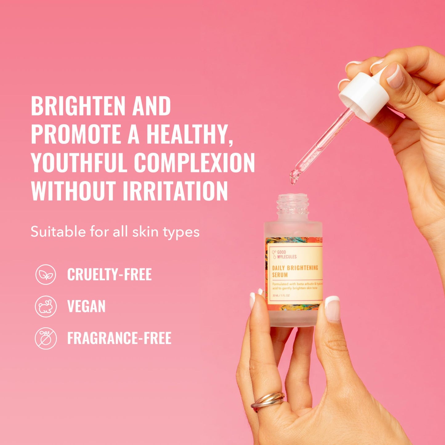 Good Molecules Daily Brightening Serum 30ml - Hidratación e Iluminación