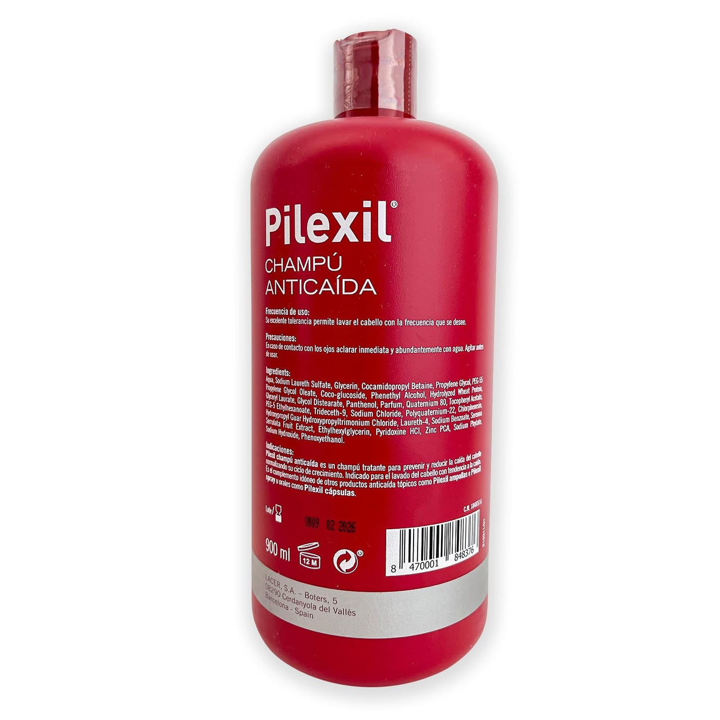 Pilexil Champú Anticaída 900 ml - Uso Frecuente para Hombre y Mujer