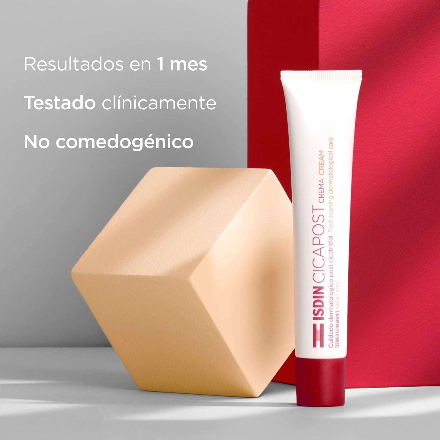 ISDIN Cicapost, Post-scar dermatological care, Cream with Rosehip for scar repair, 50 gr