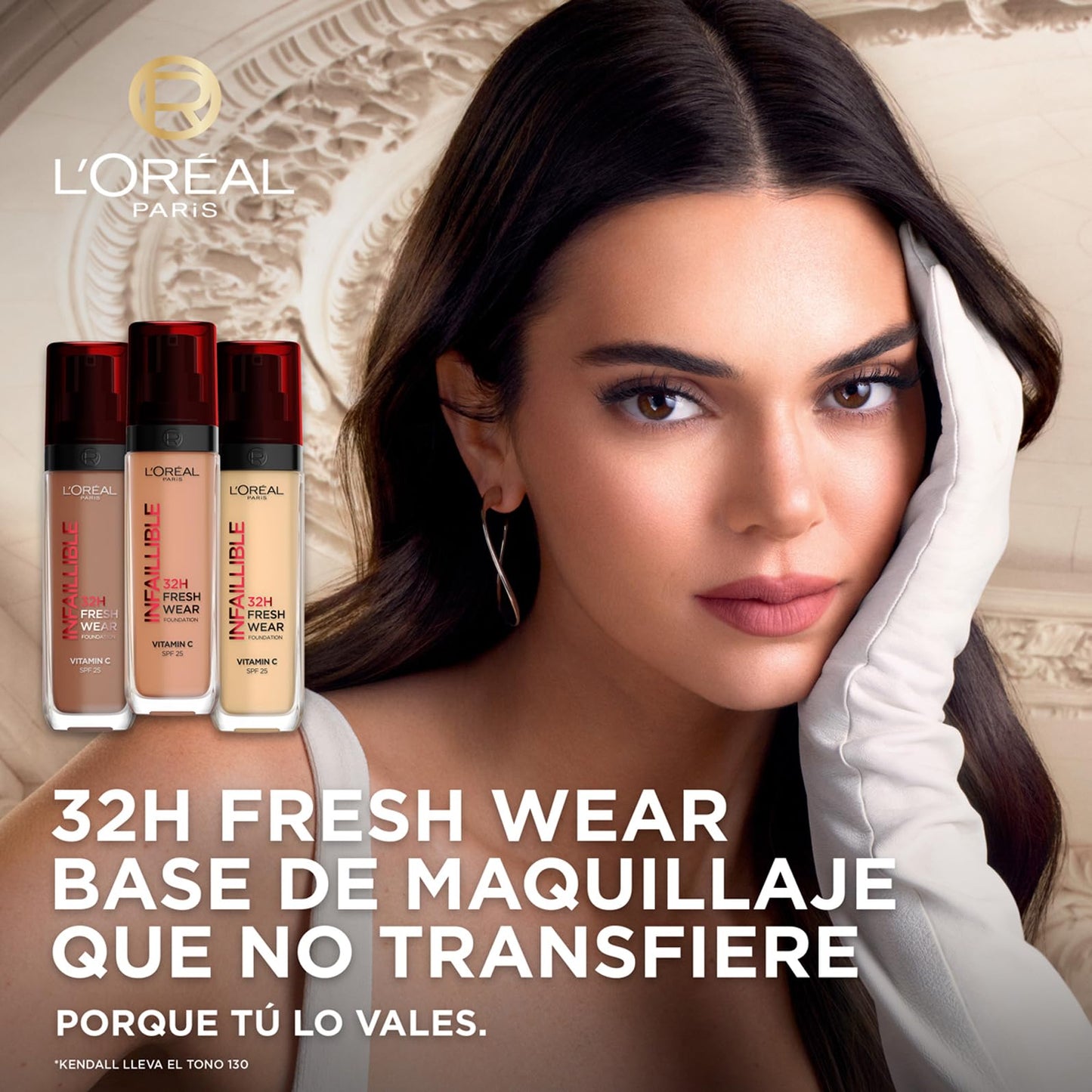 Base Líquida L'Oréal Paris Infaillible 32h - Tono Sable (220)