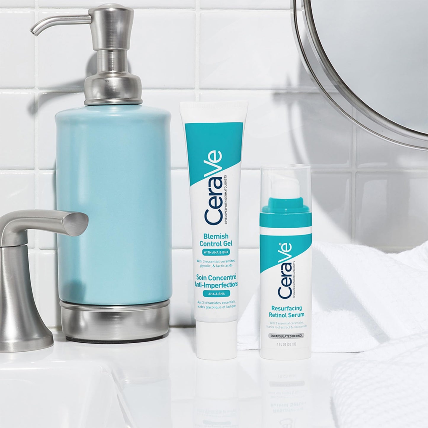 CeraVe Anti-Mark Retinol Serum, Reduces Acne Marks, Minimizes Pores, Enriched with Encapsulated Retinol and Essential Ceramides, Ideal for Skin with Acne Scars, 30ml