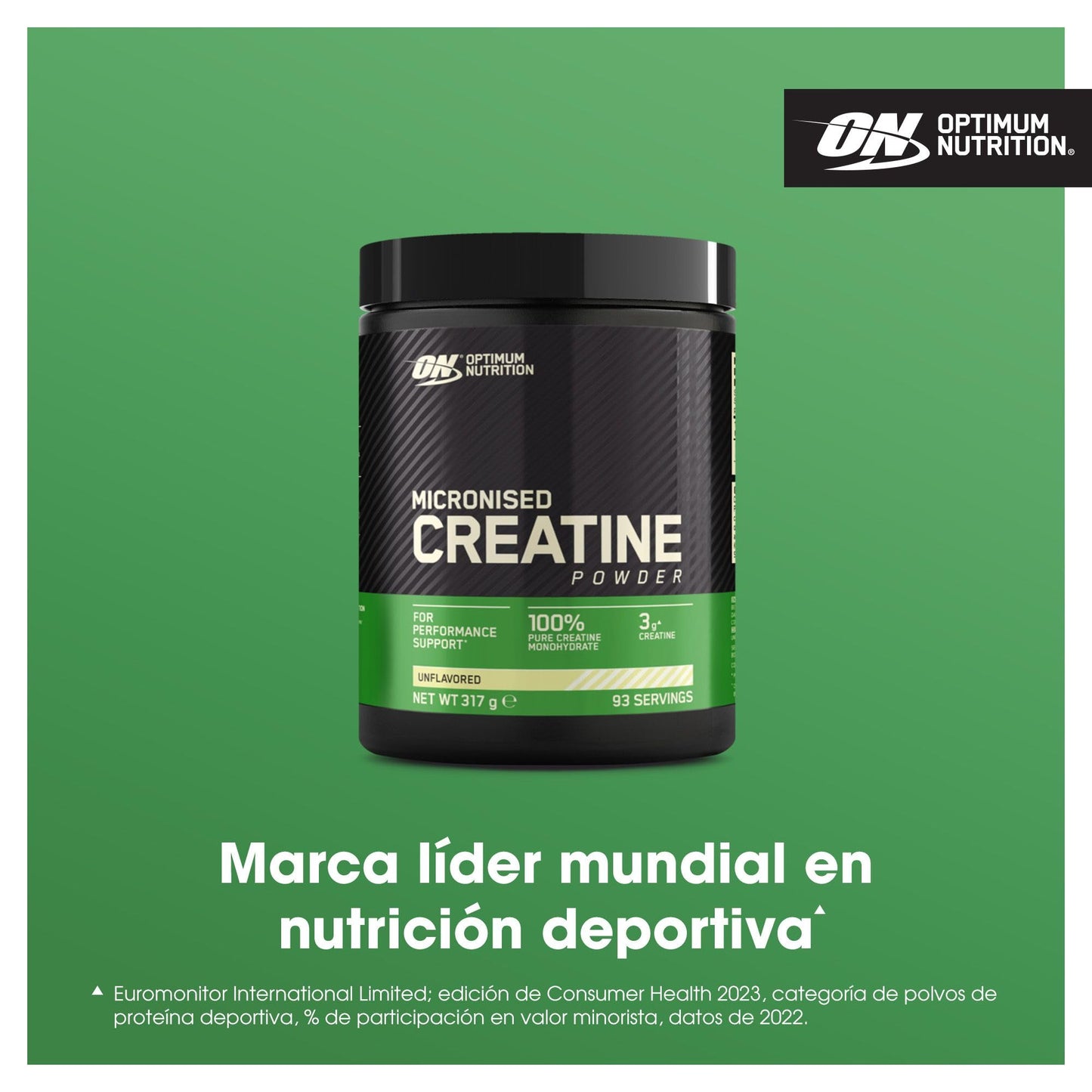 OPTIMUM NUTRITION Micronized Creatine Powder, 100% Pure Creatine Monohydrate Powder for Muscle Performance and Power, Unflavored, 93 Servings, 317 g