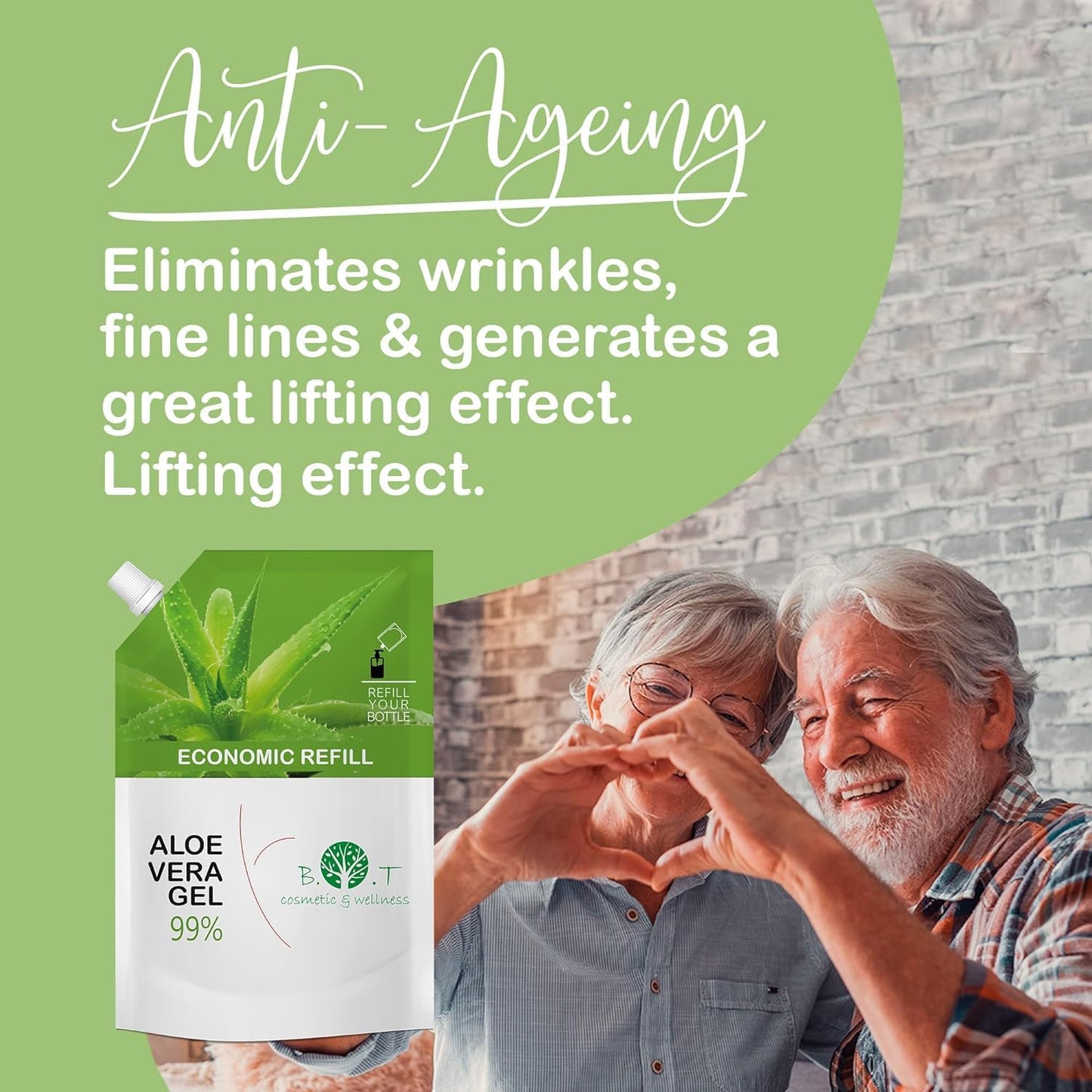 Gel de Aloe Vera 100% Puro y Natural 500ml - Hidratante y Calmante