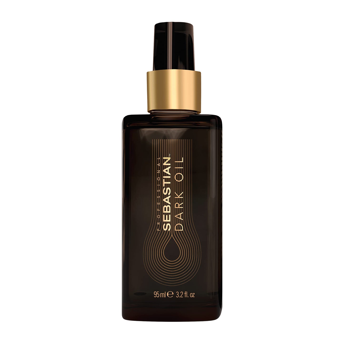Sebastian Professional Dark Oil | Styling oil | Up to 48 hours of smoothness | Lightweight | For all hair types, 95 ml