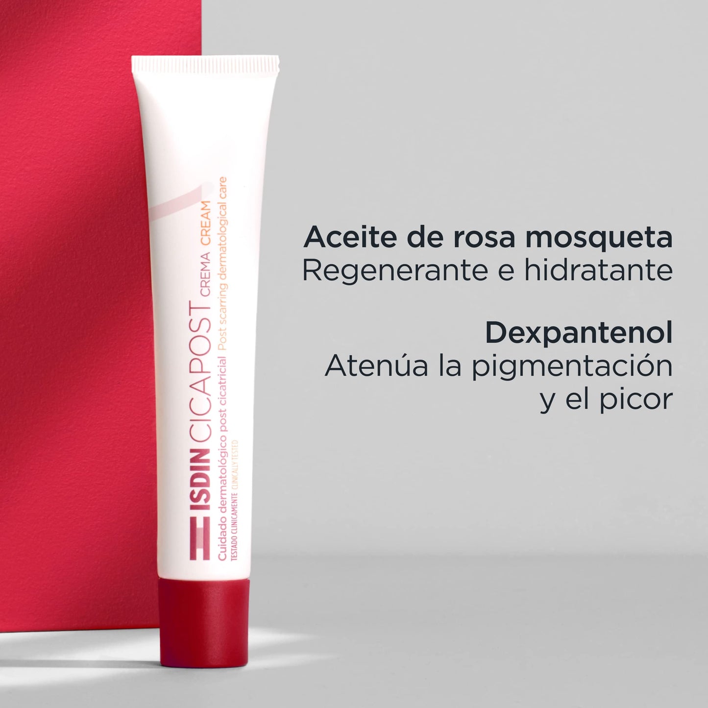 ISDIN Cicapost, Post-scar dermatological care, Cream with Rosehip for scar repair, 50 gr