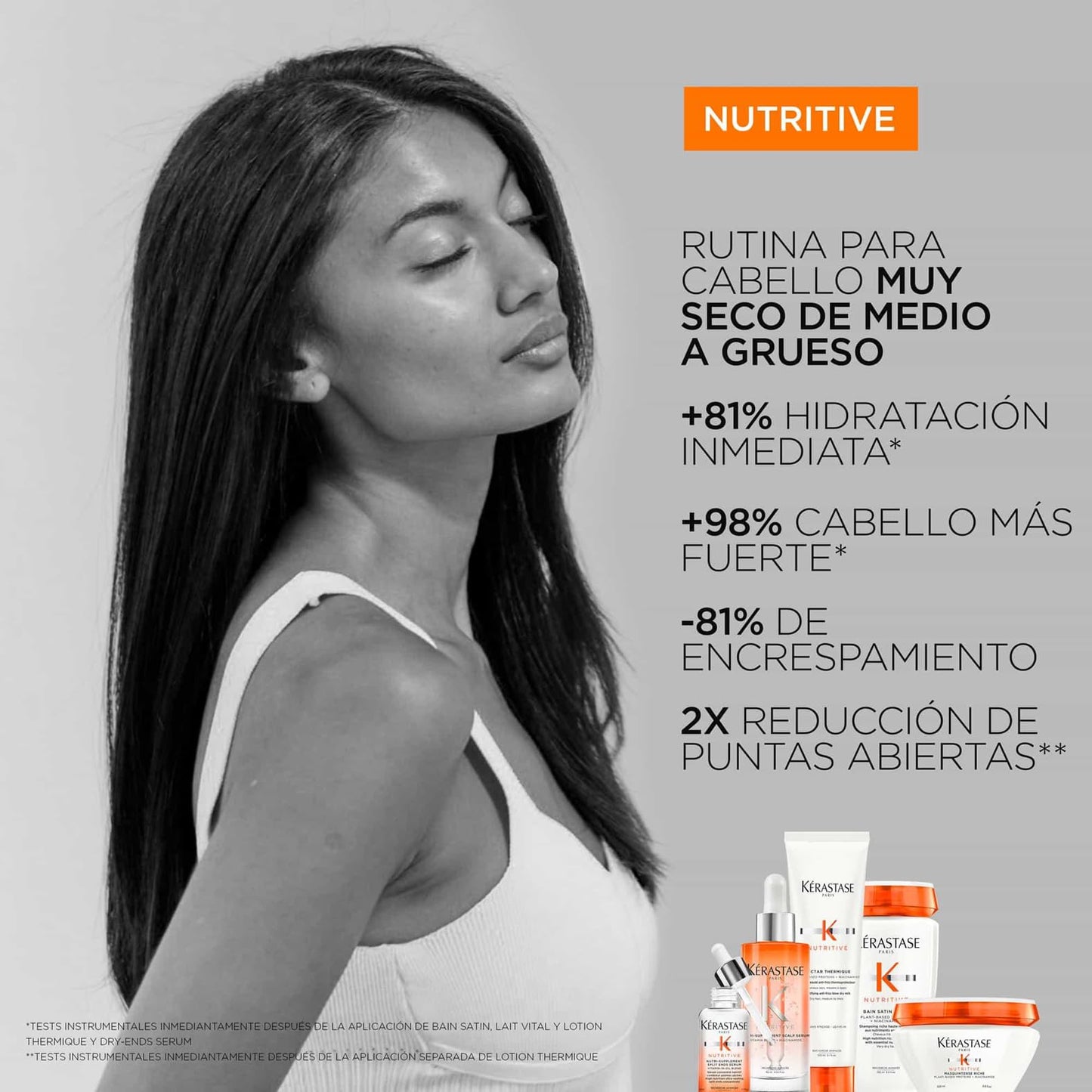 Kérastase Nutritive, Moisturizing Shampoo, For very dry hair, Strengthens and repairs, With vegetable proteins, Bain Satin Riche, 250 ml