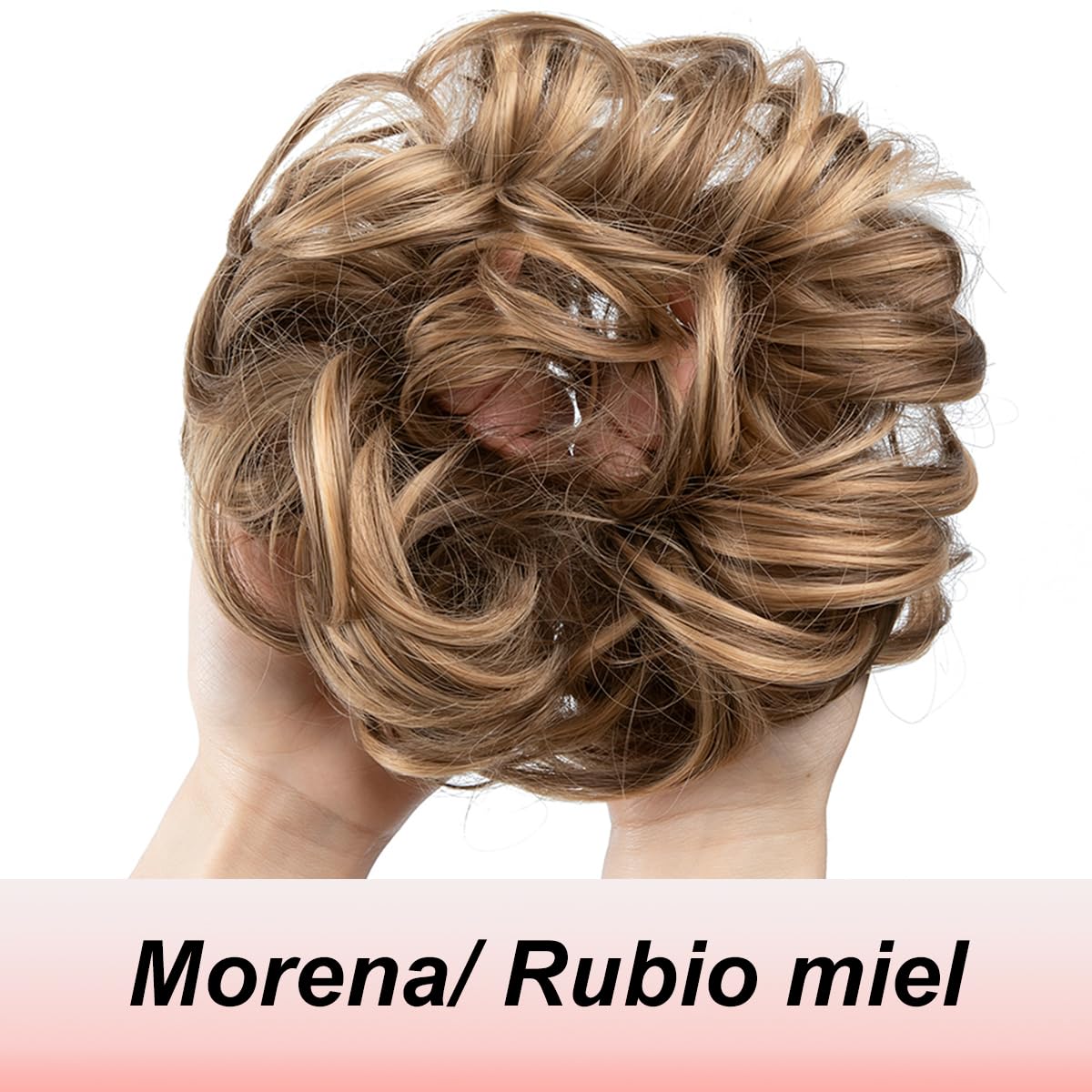 Moño Postizo Grande Despeinado de Pelo Natural - JJstar