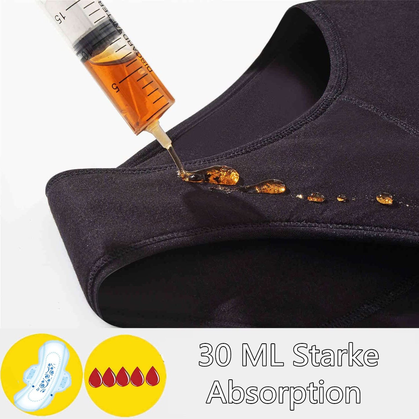 ZVZK Bragas Menstruales para Flujo Abundante – Absorción 30ML, Comodidad y Seguridad