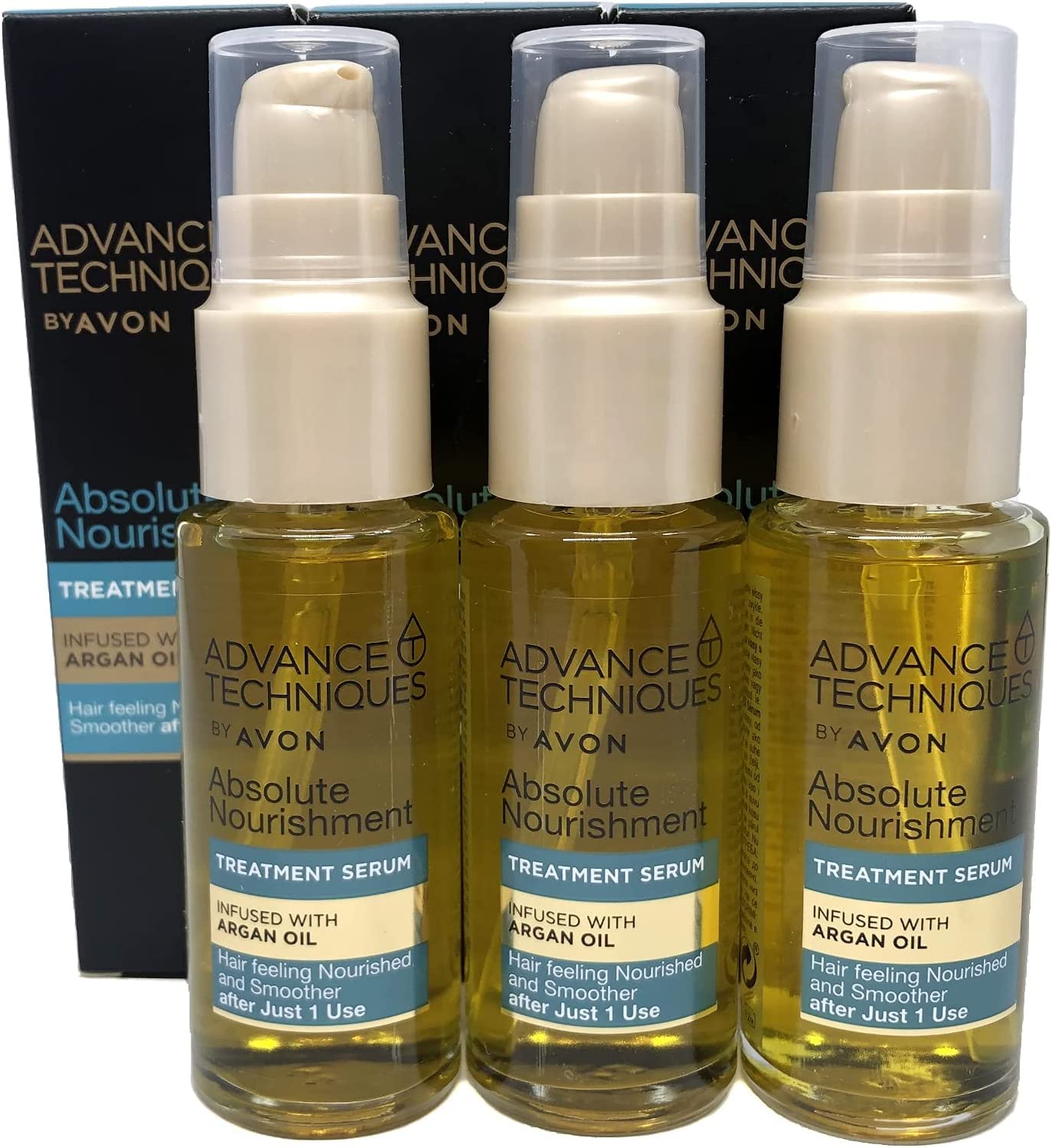 3 x 30ml Sérum de Aceite de Argán para Cabello - Nutrición y Brillo Instantáneo