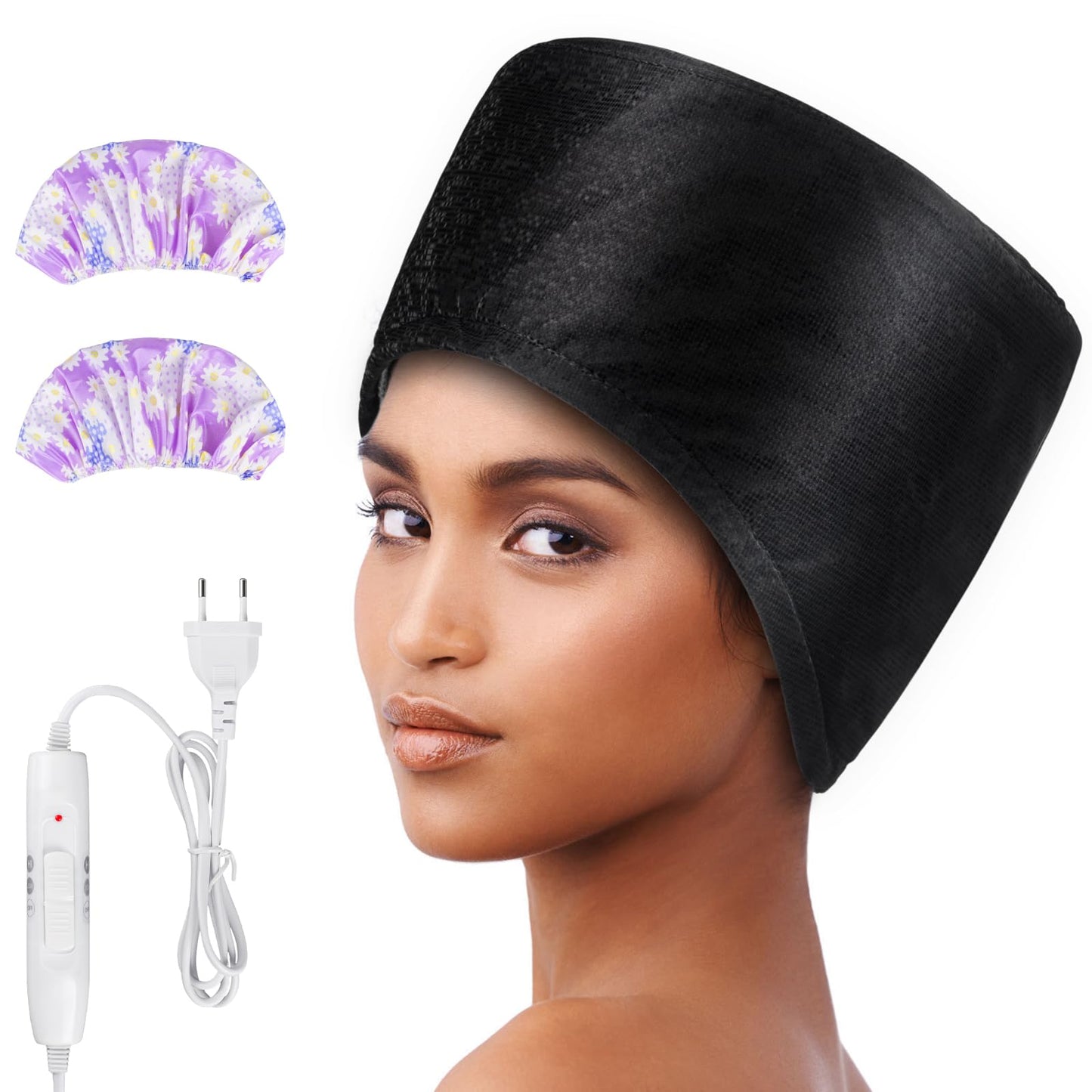 Gorro Térmico Peluquería con 2 Modos de Calor - Totofac (Black)