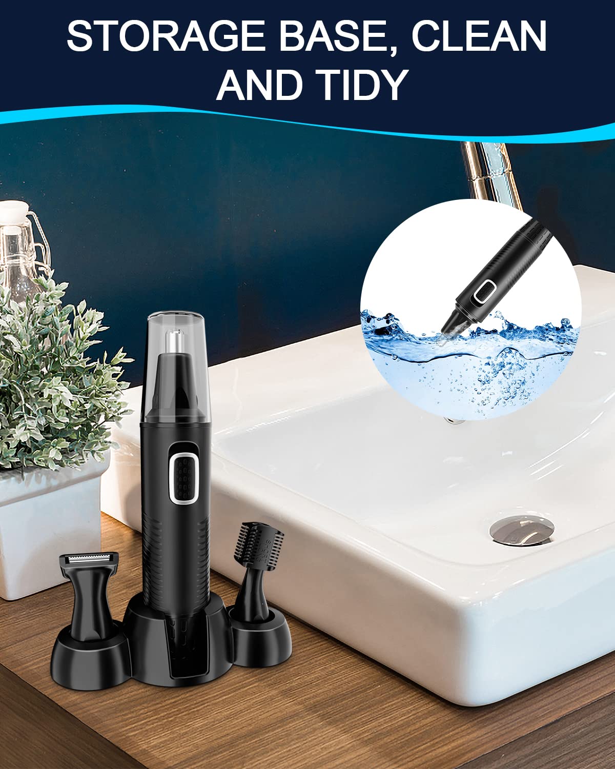 Cortapelos Nariz y Orejas 3 en 1 Recargable USB - FUNHEE