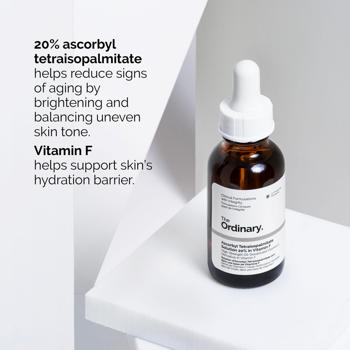 The Ordinary Ascorbyl Tetraisopalmitate 20% + Vitamina F - 30 ml