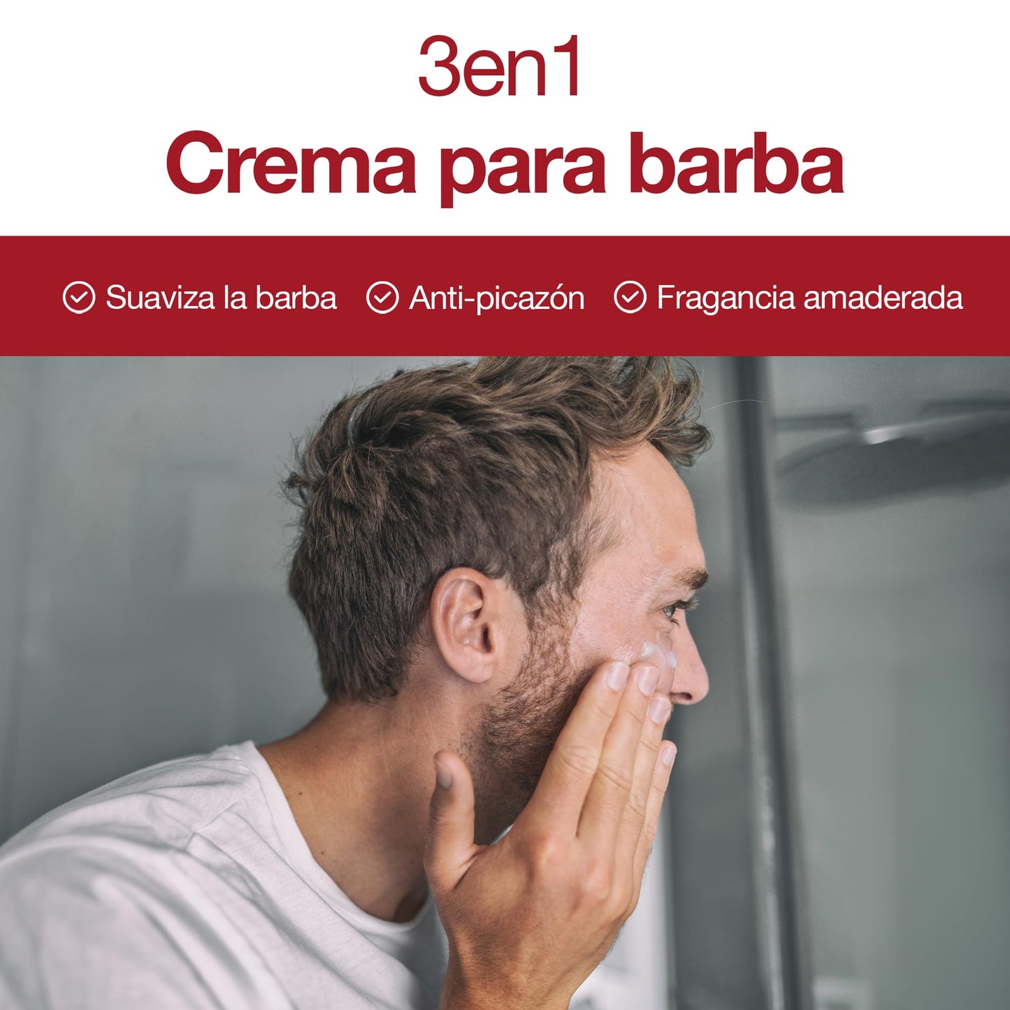 Sapiens Crema Hidratante Facial Hombre 2en1 - Ácido Hialurónico y Q10 - 80 ml