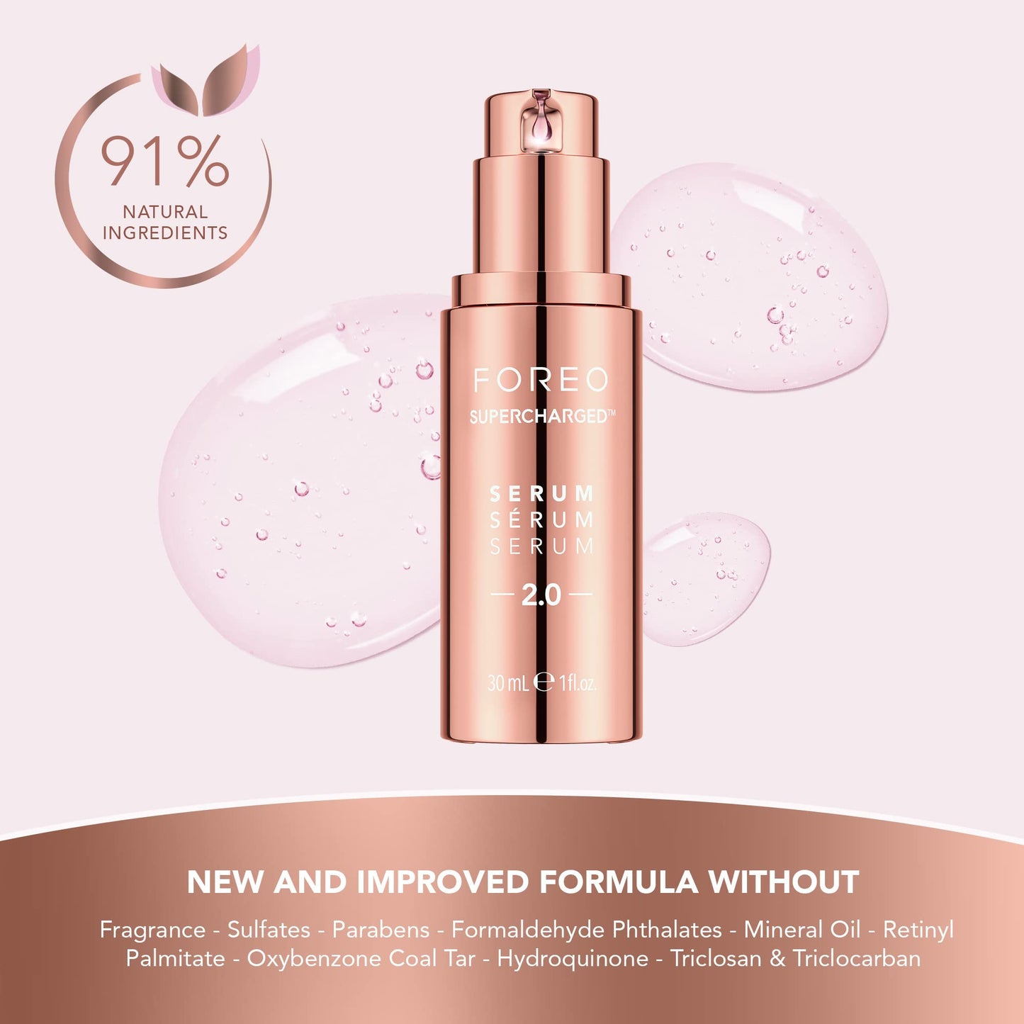 FOREO Anti-Aging Bear Bundle - Bear Microcurrent Facial Device + 2 x 1 fl oz Conductive Serums - Anti-Aging Facial Massager - Skin Care Tool Set