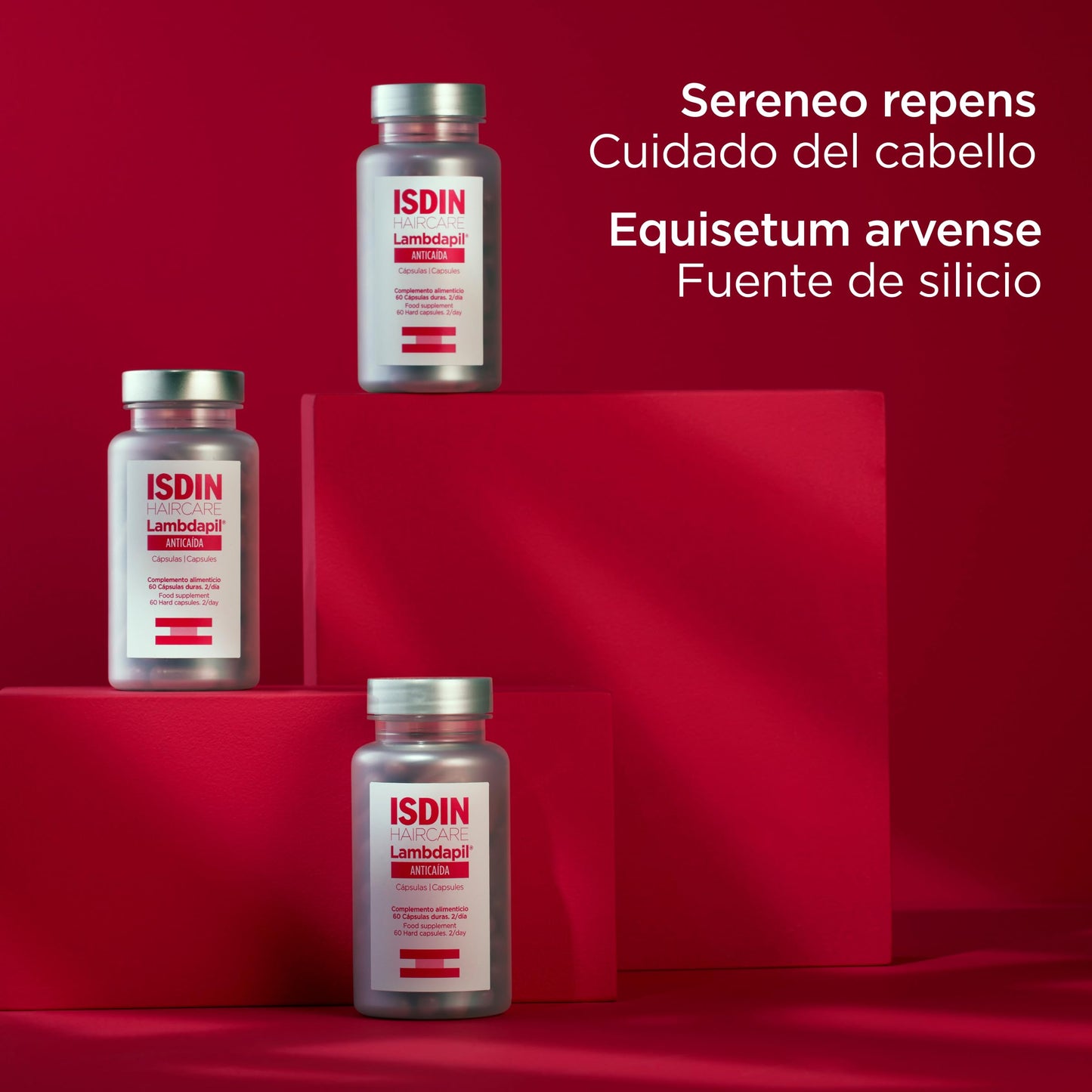 ISDIN Lambdapil 180 Cápsulas Anticaída - Nutrición y Crecimiento Capilar